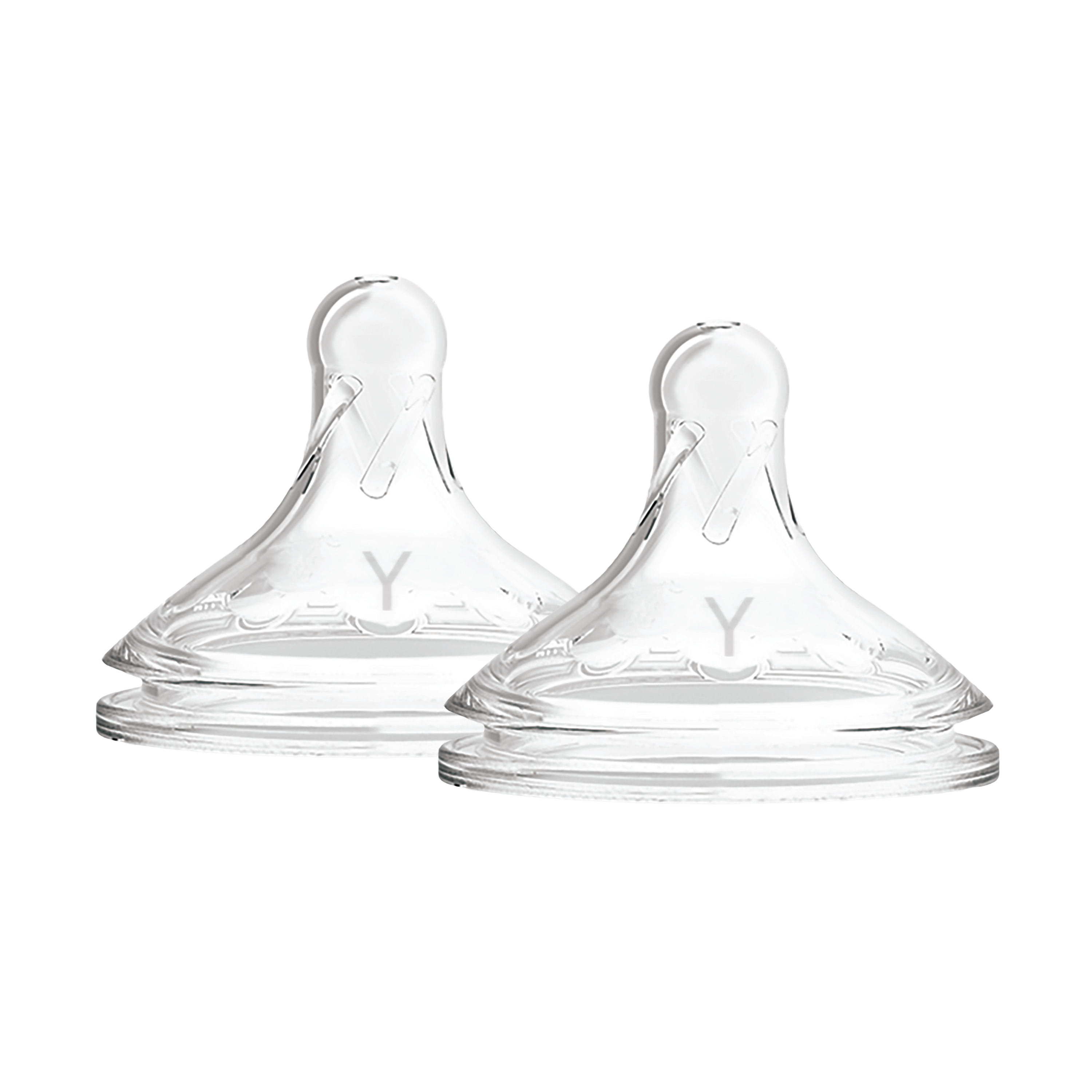 Dr. Brown's Options+ Flaskesmokk Wide-Neck Y-Cut, 9 mnd+, 2 stk.