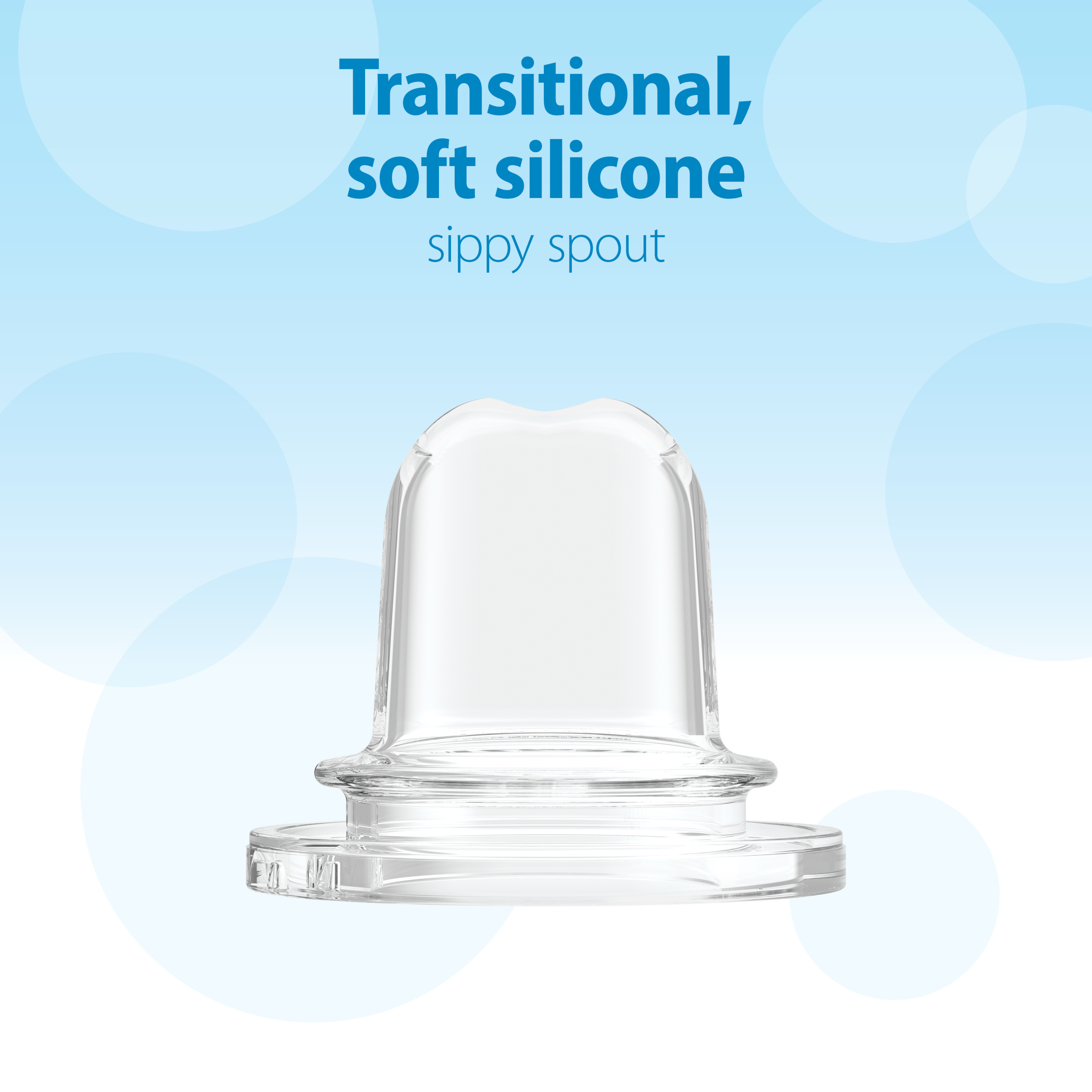 Dr. Brown's Sippy Spout Standard Flaske m/håndtak, Blå, 250 ml