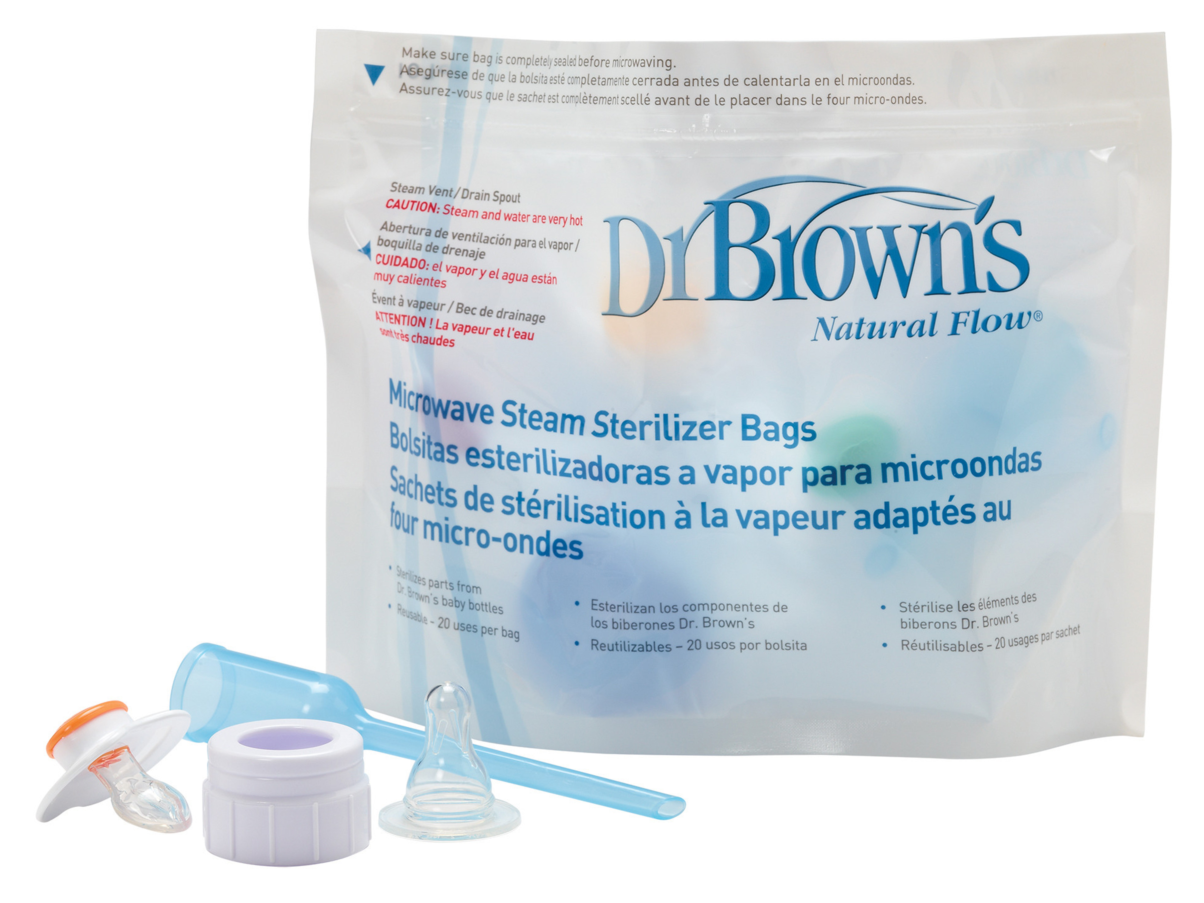 Dr. Brown's Steriliseringsposer, 5 stk