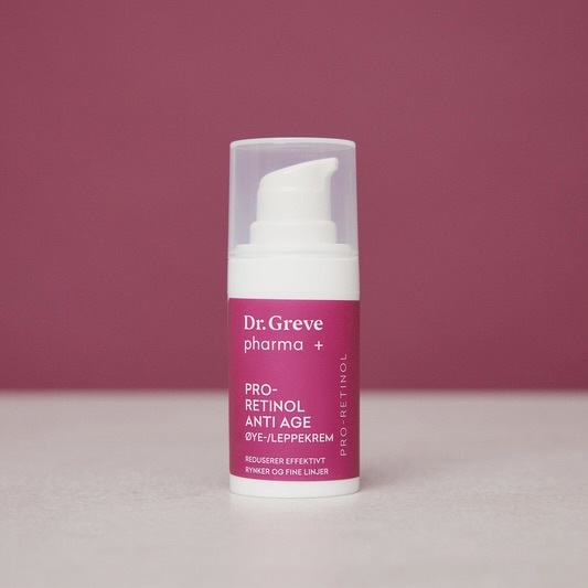 Dr. Greve Pharma Pro-Retinol Anti Age Øye-/Leppekrem, 15 ml