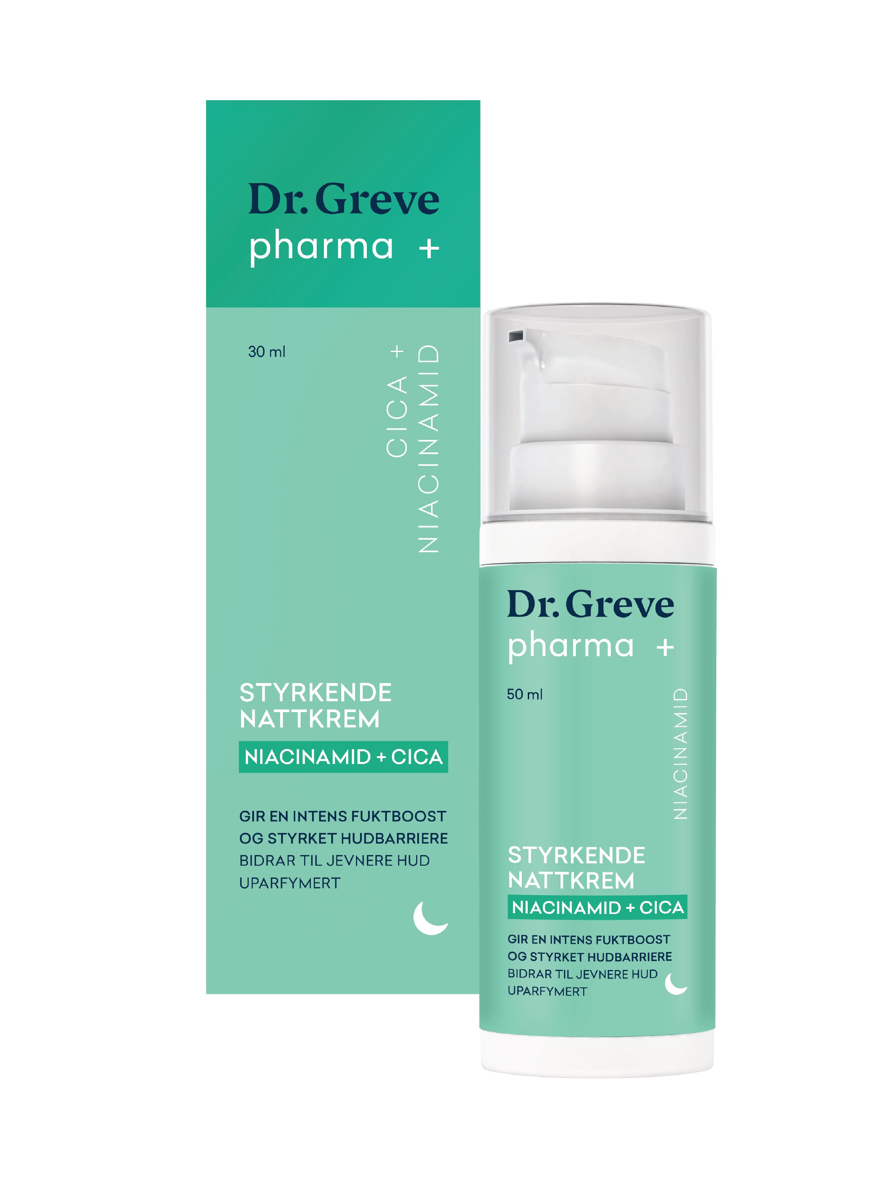 Dr. Greve Pharma Niacinamid Styrkende Nattkrem, 50 ml