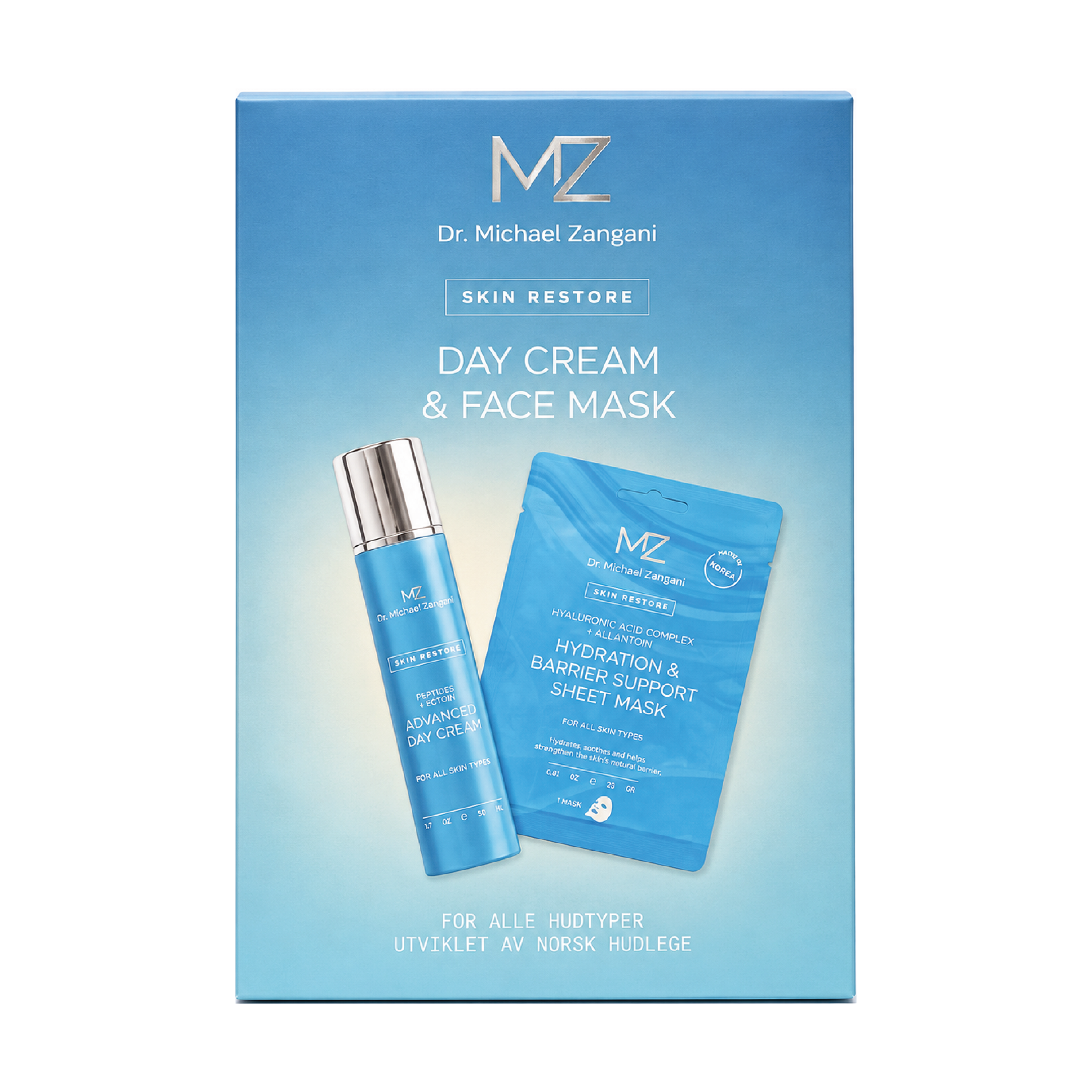 Dr. Michael Zangani Day Cream & Face Mask, 1 sett