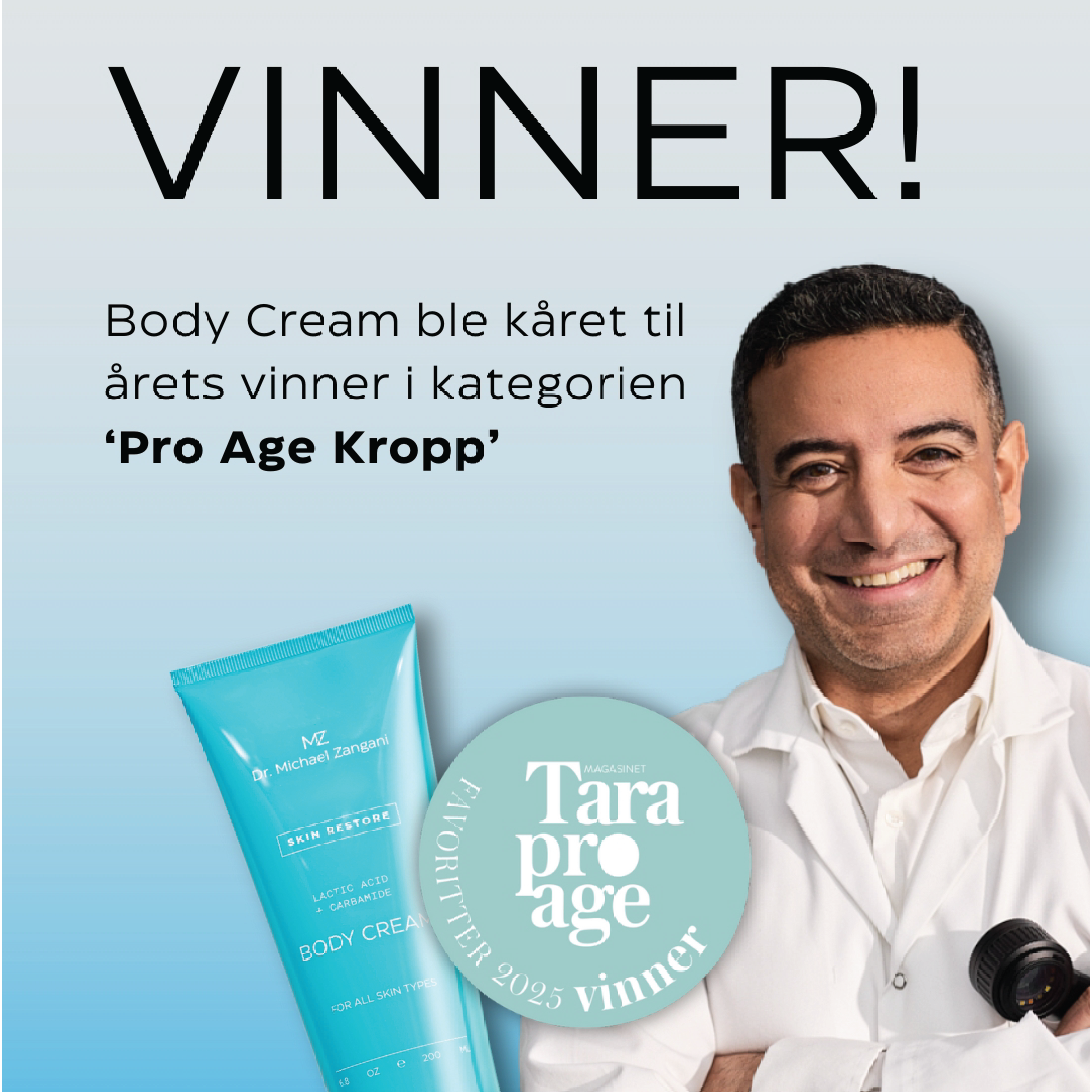 Dr. Michael Zangani Skin Restore Body Cream, 200 ml