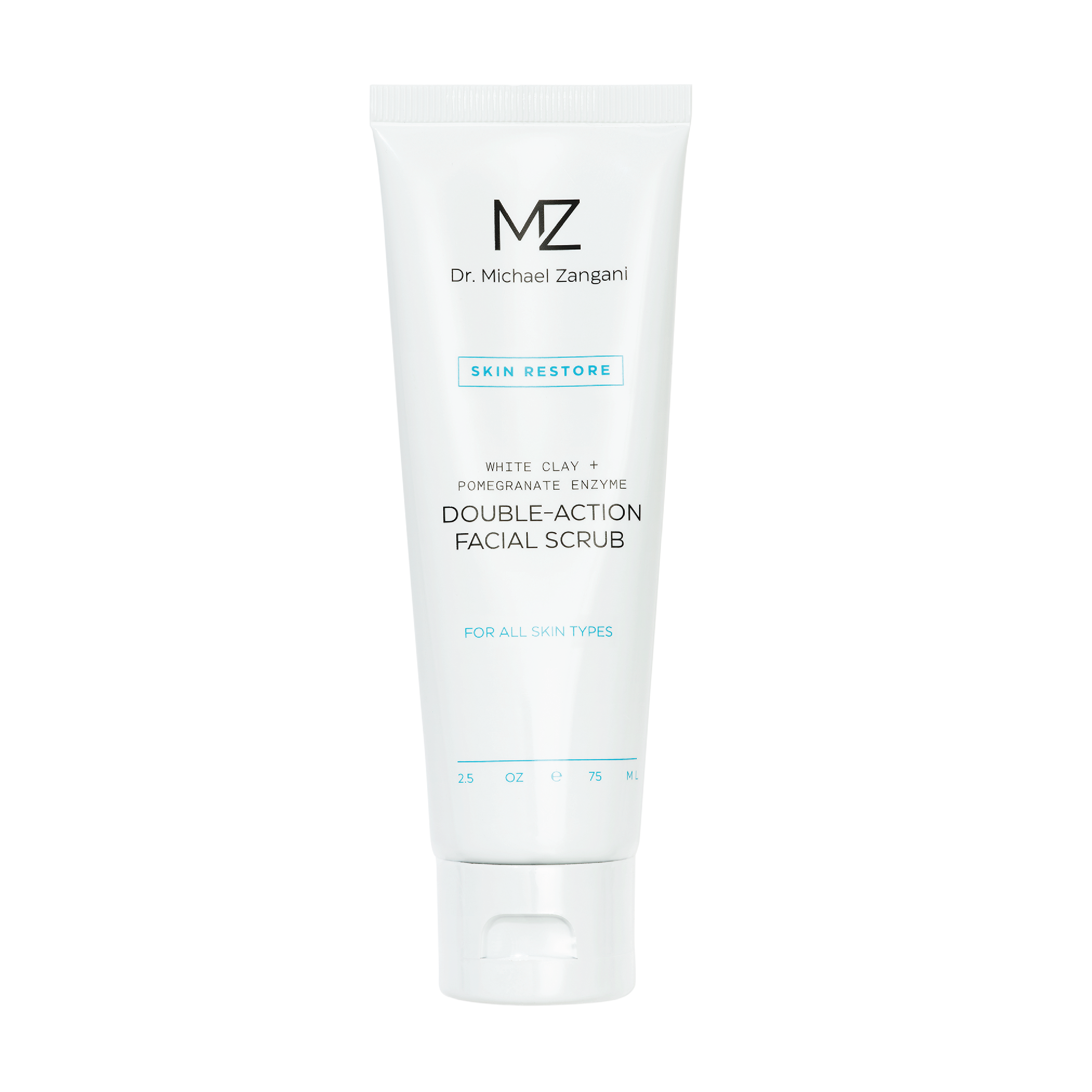 Dr. Michael Zangani Skin Restore Double-Action Facial Scrub, 75 ml