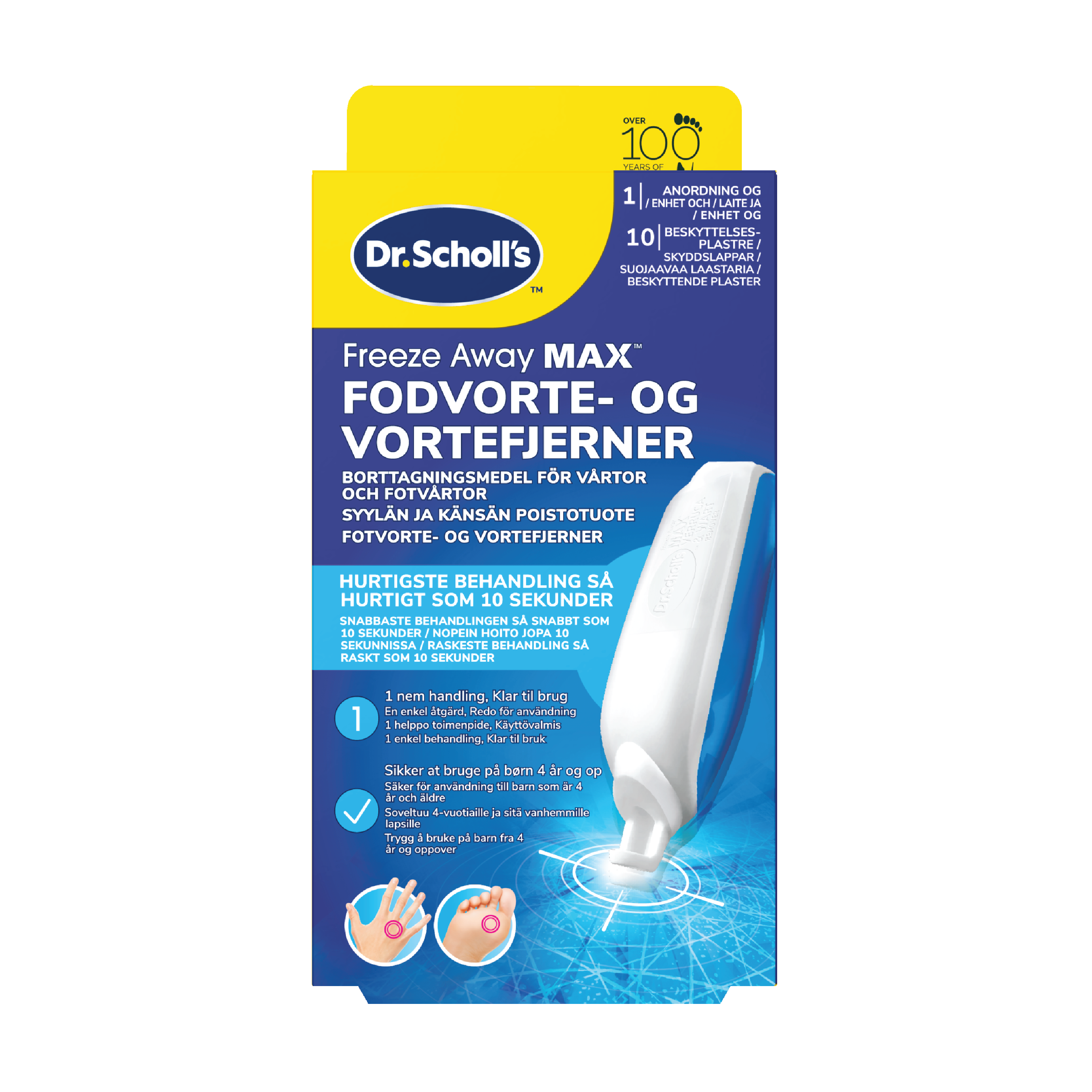 Dr. Scholl´s Freeze Away Max Fotvorte- og vortefjerner, 35 ml