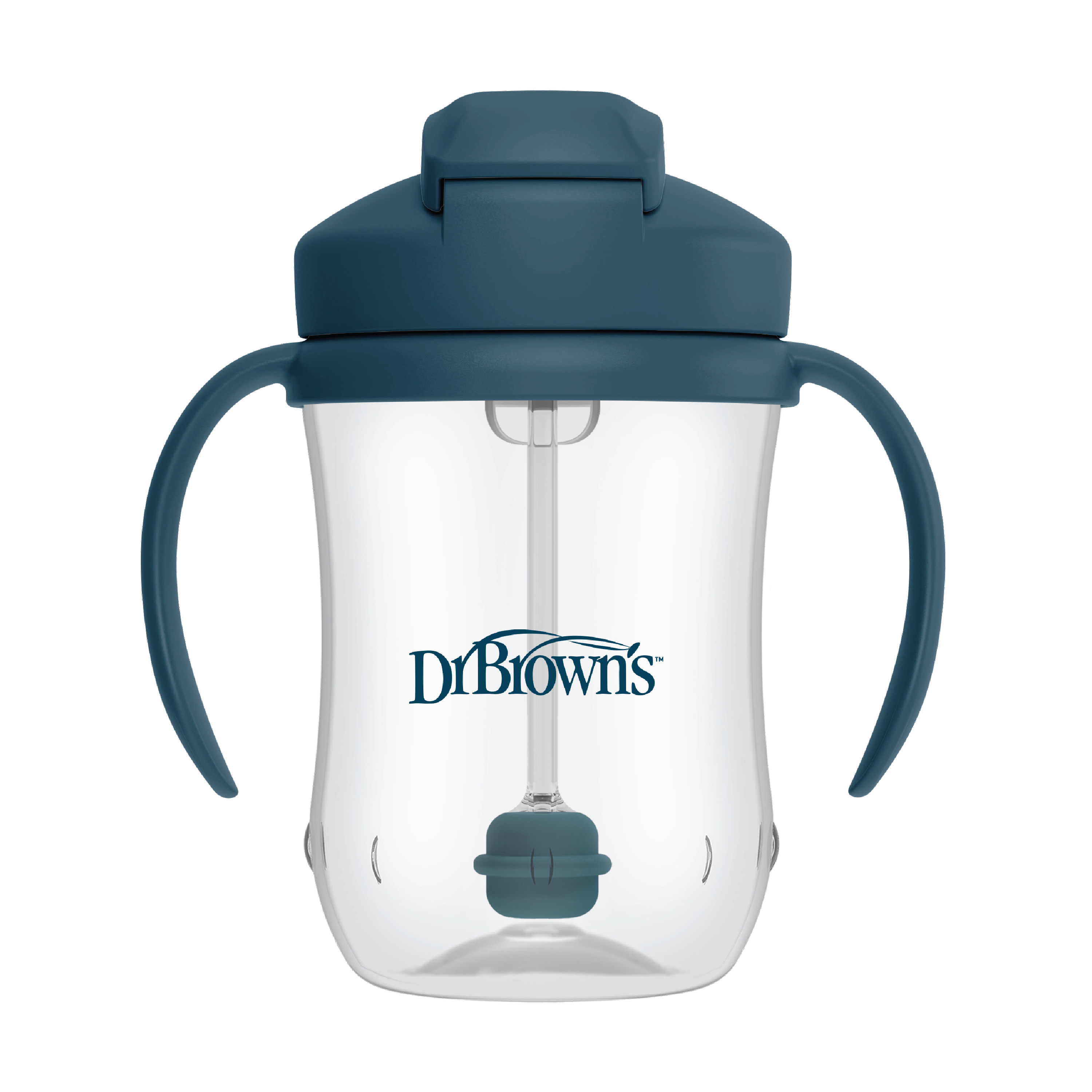 Dr. Brown's Baby`s First Straw Cup, Blå, 270 ml