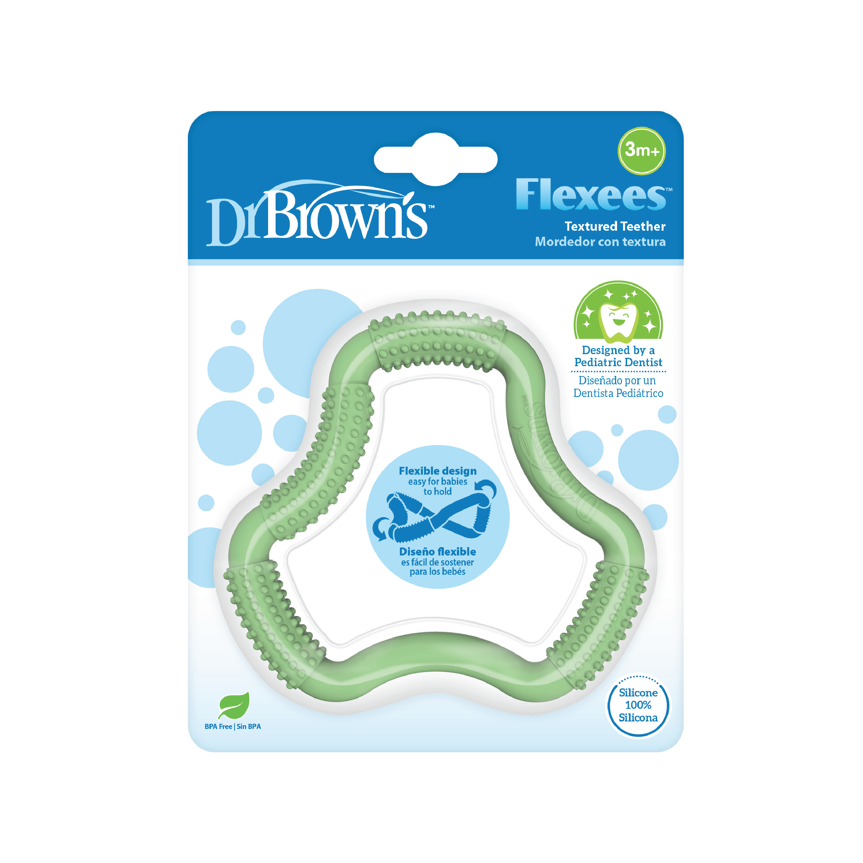 Dr. Brown's Bitering Flexees, Grønn, 1 stk.