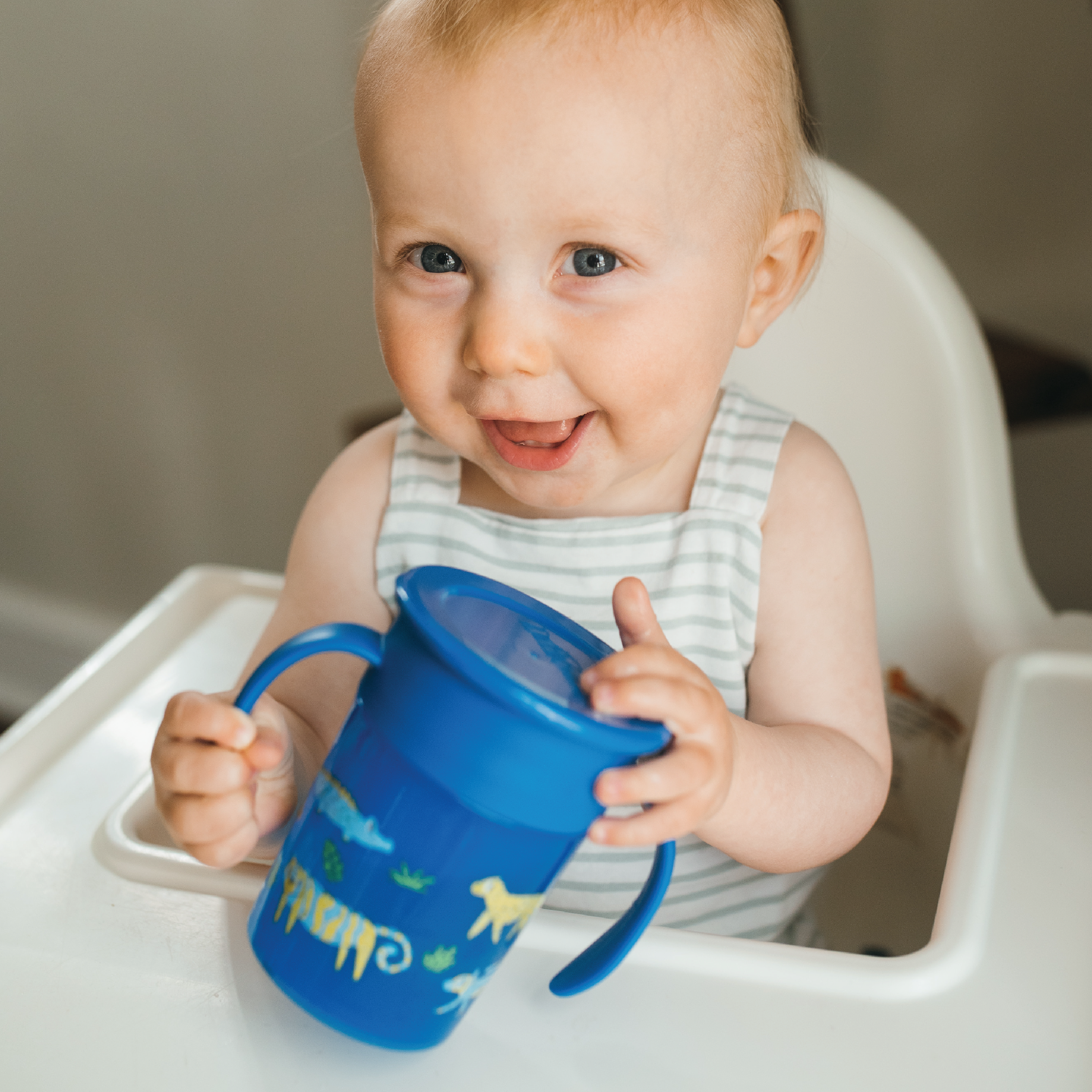 Dr. Brown's Cheers360 Spoutless Transition Cup, Blå, 200 ml