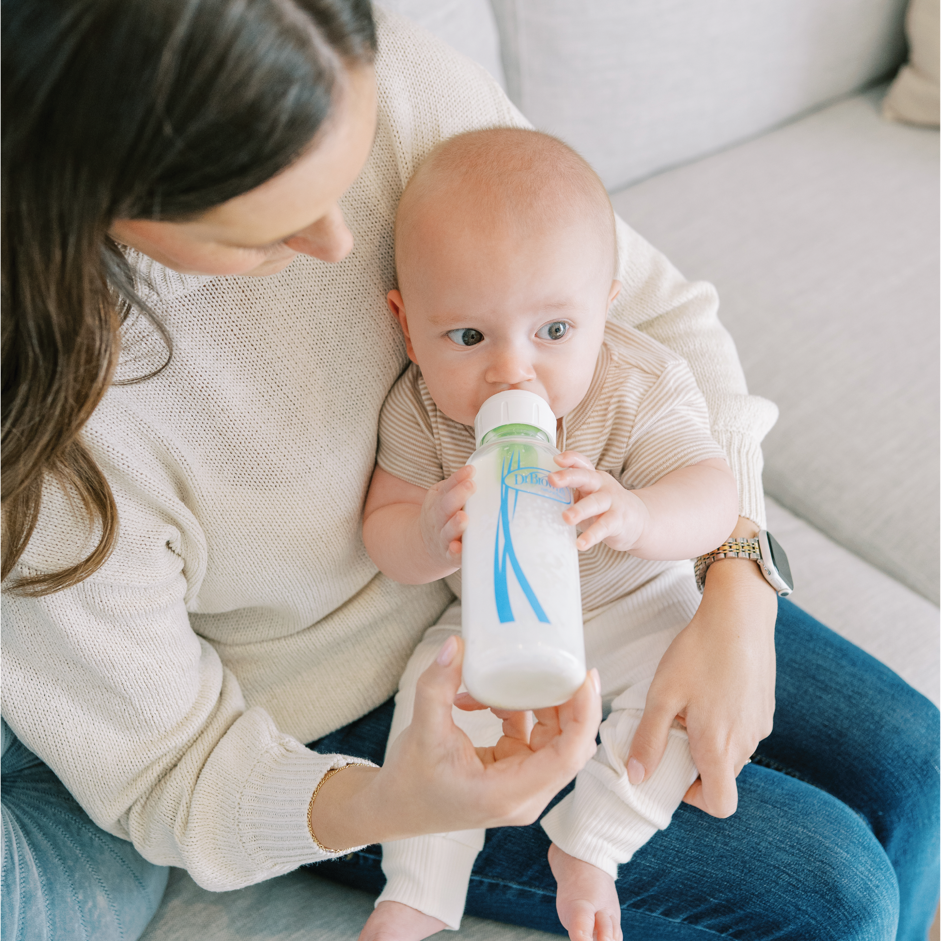 Dr. Brown's Option+ Glassflaske Standard, 250 ml