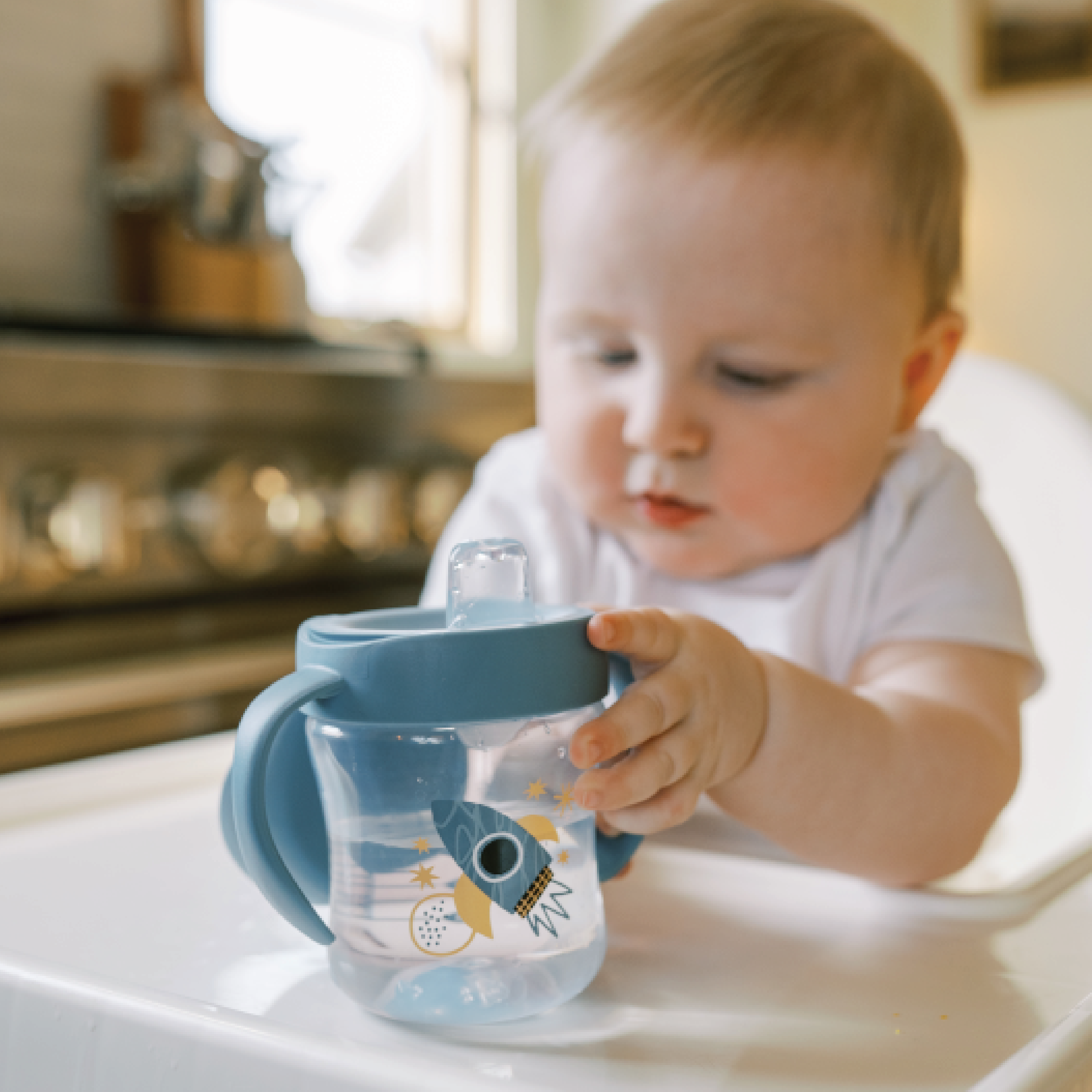 Dr. Brown's Overgangskopp, Blå, 180 ml