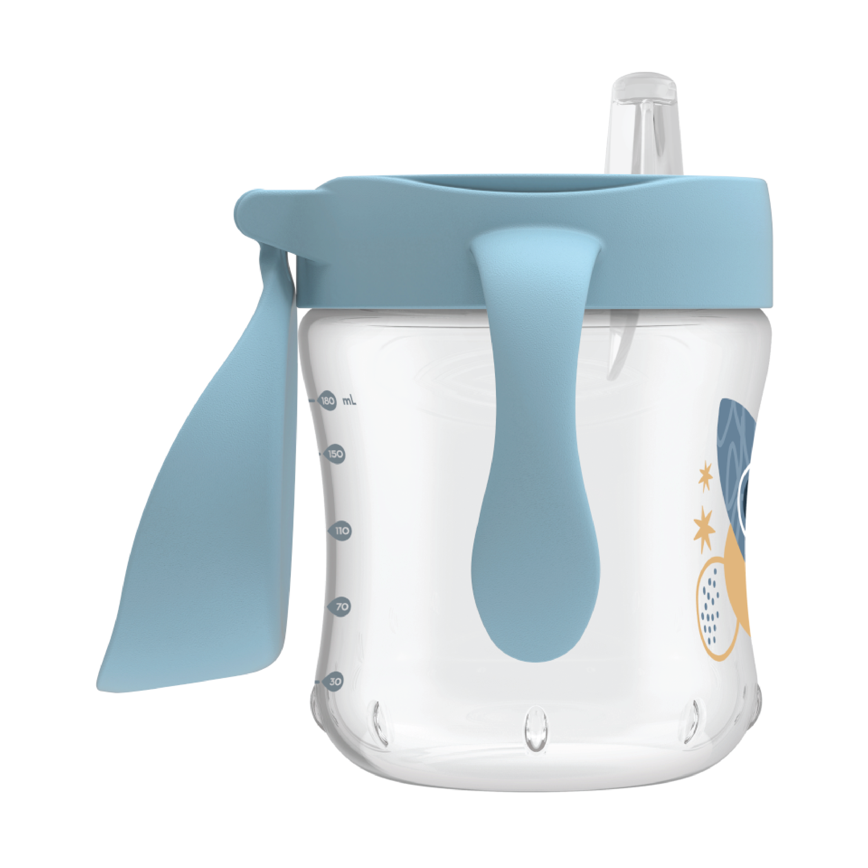 Dr. Brown's Overgangskopp, Blå, 180 ml