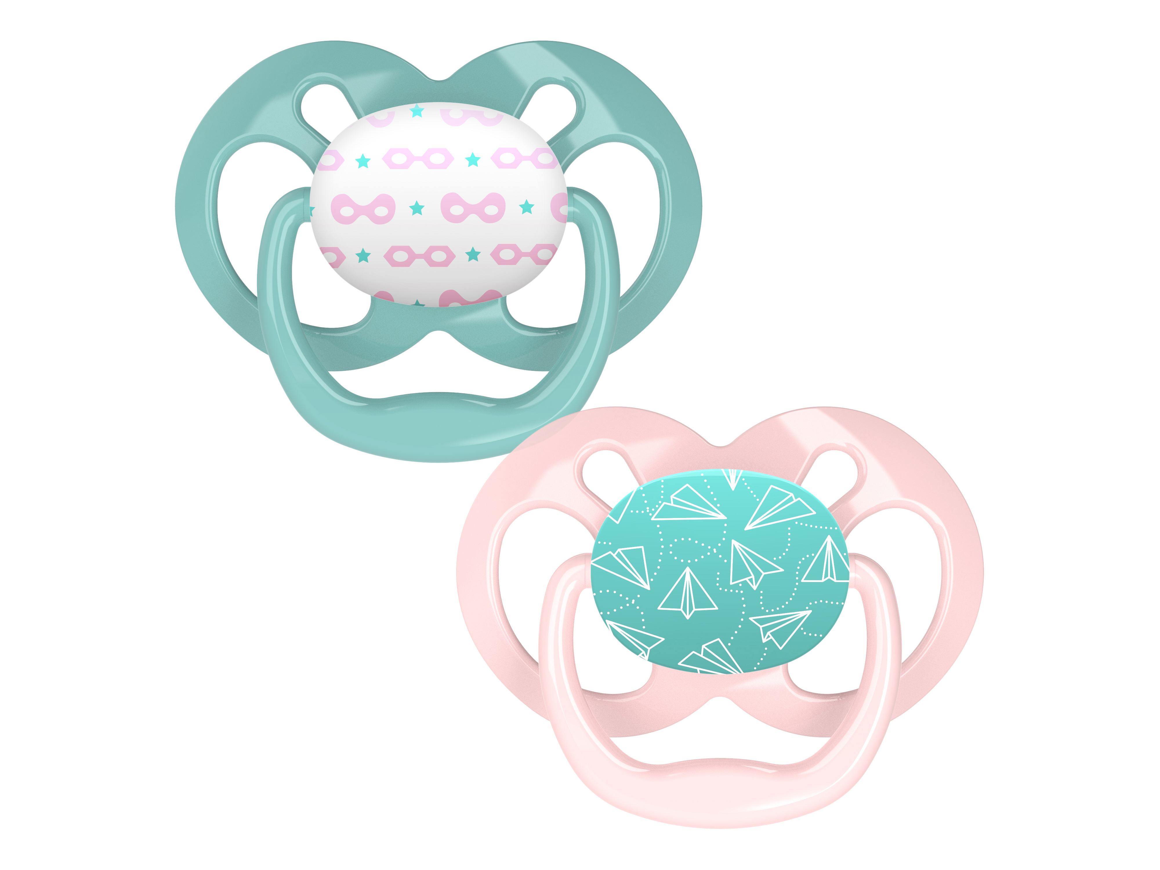 Dr. Brown's Advantage Smokk, 6–18 mnd, rosa/grønn, 2 stk.