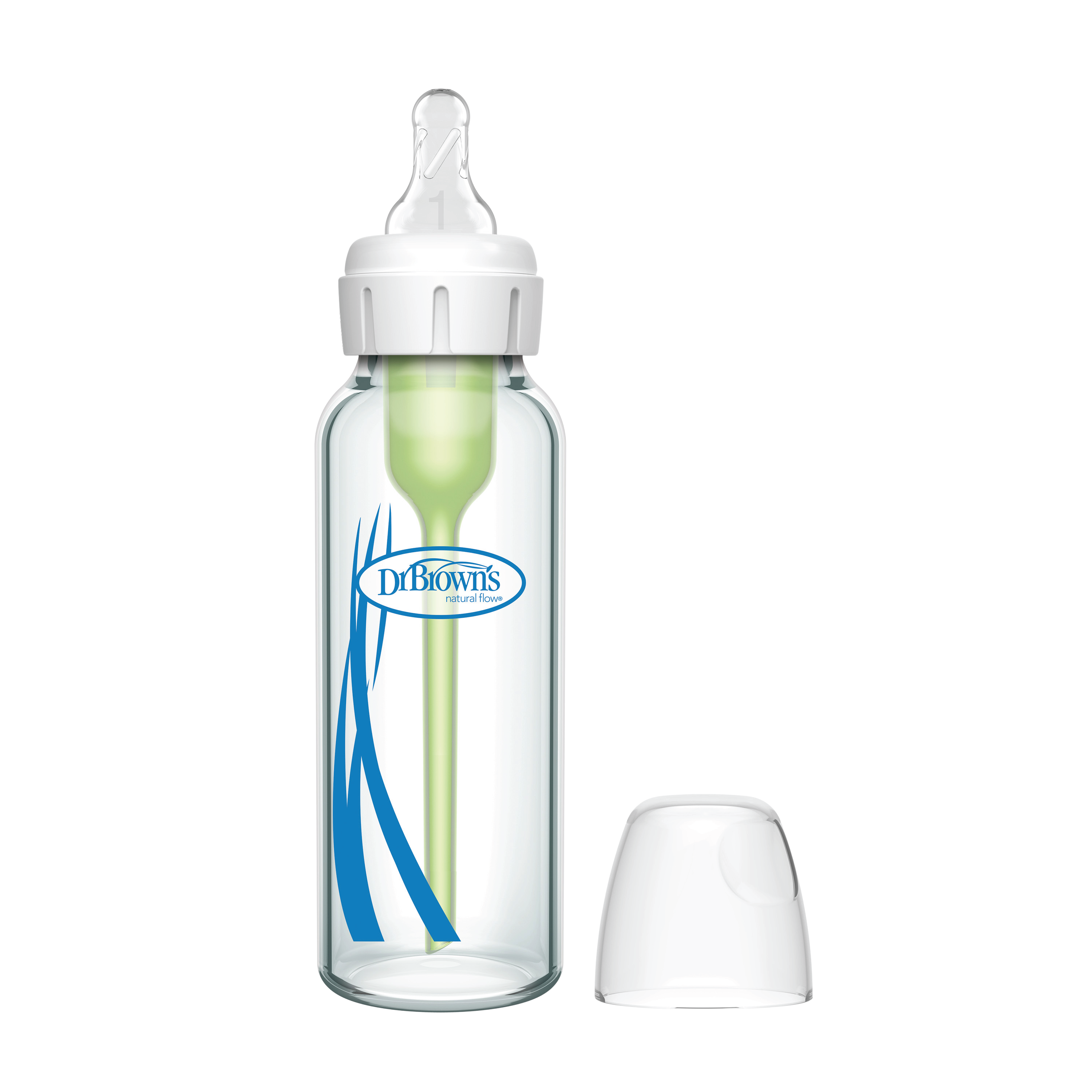 Dr. Brown's Option+ Narrow Glassflaske Standard, 250 ml