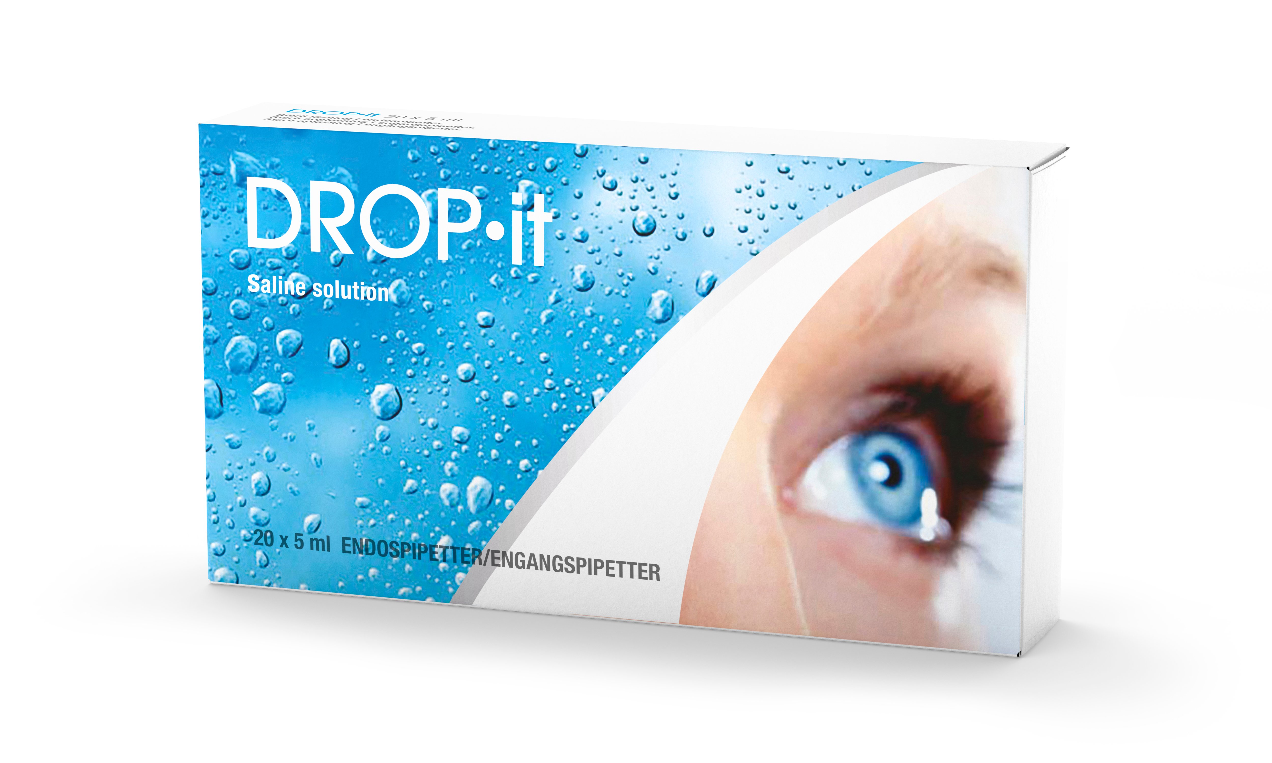 Drop-it Saltvann engangspipetter, 20x5 ml - Pollenallergi 