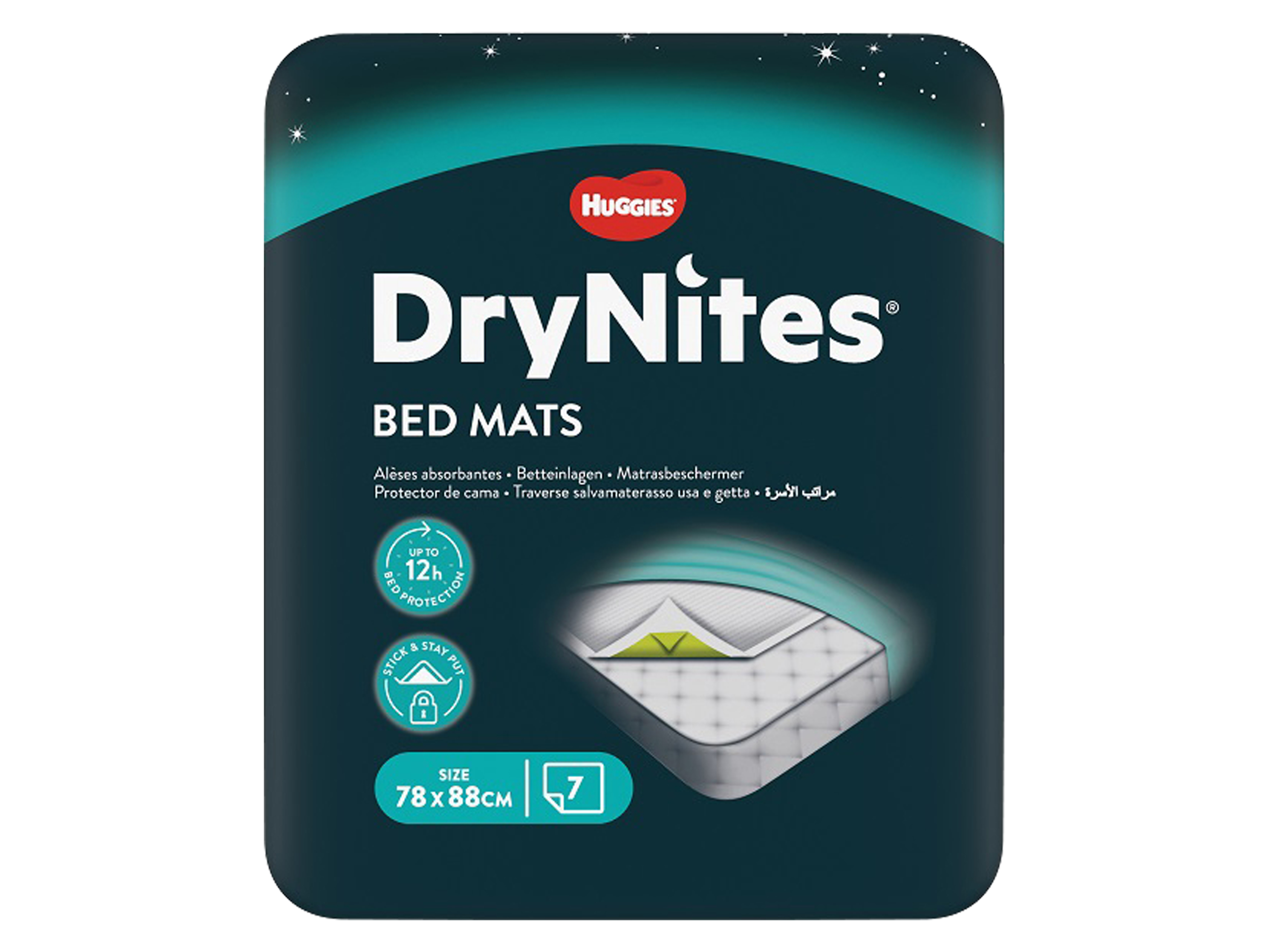 Drynites Bedmats laken 78x88cm, 7 stk.