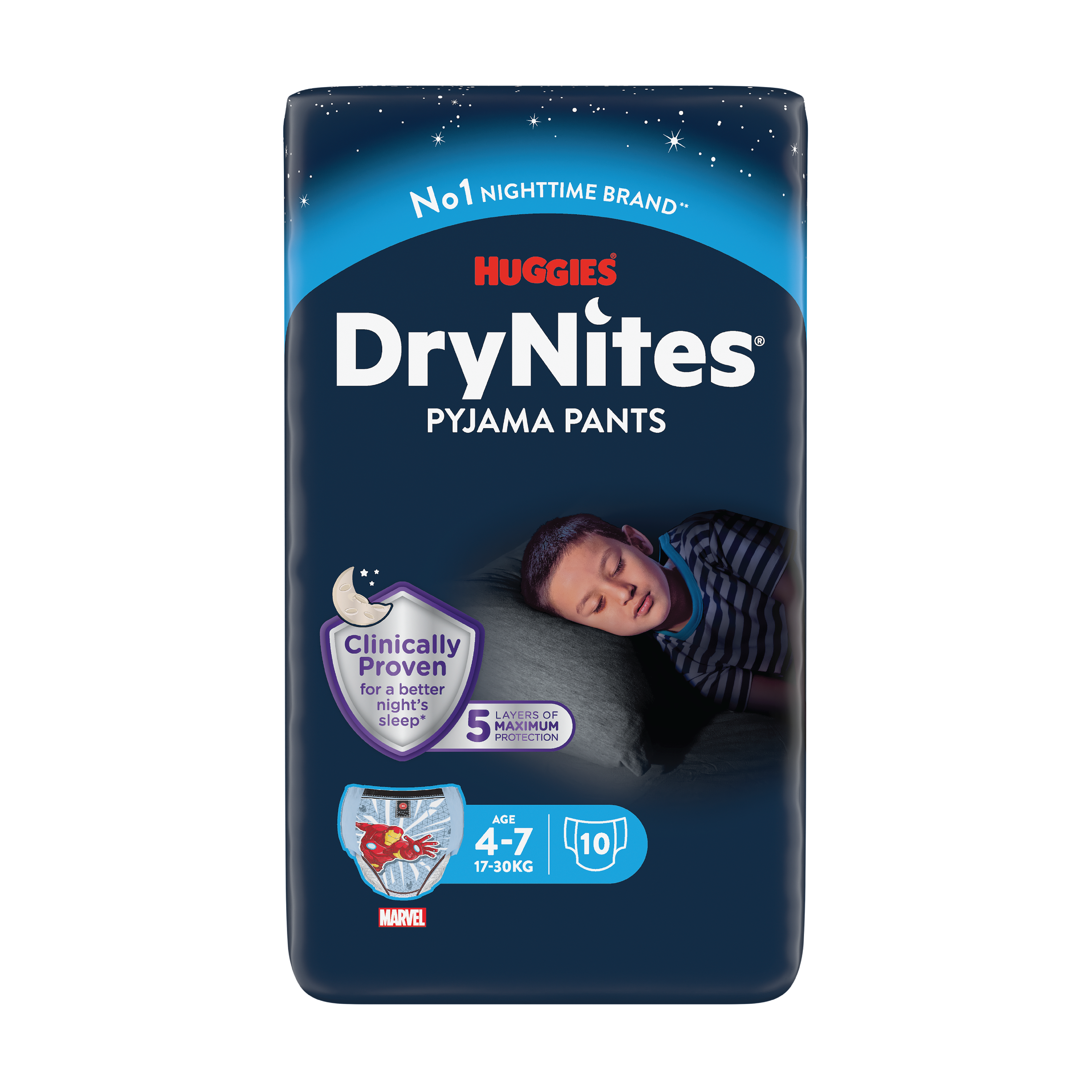 Drynites Bleie gutt 4-7år, 10 stk