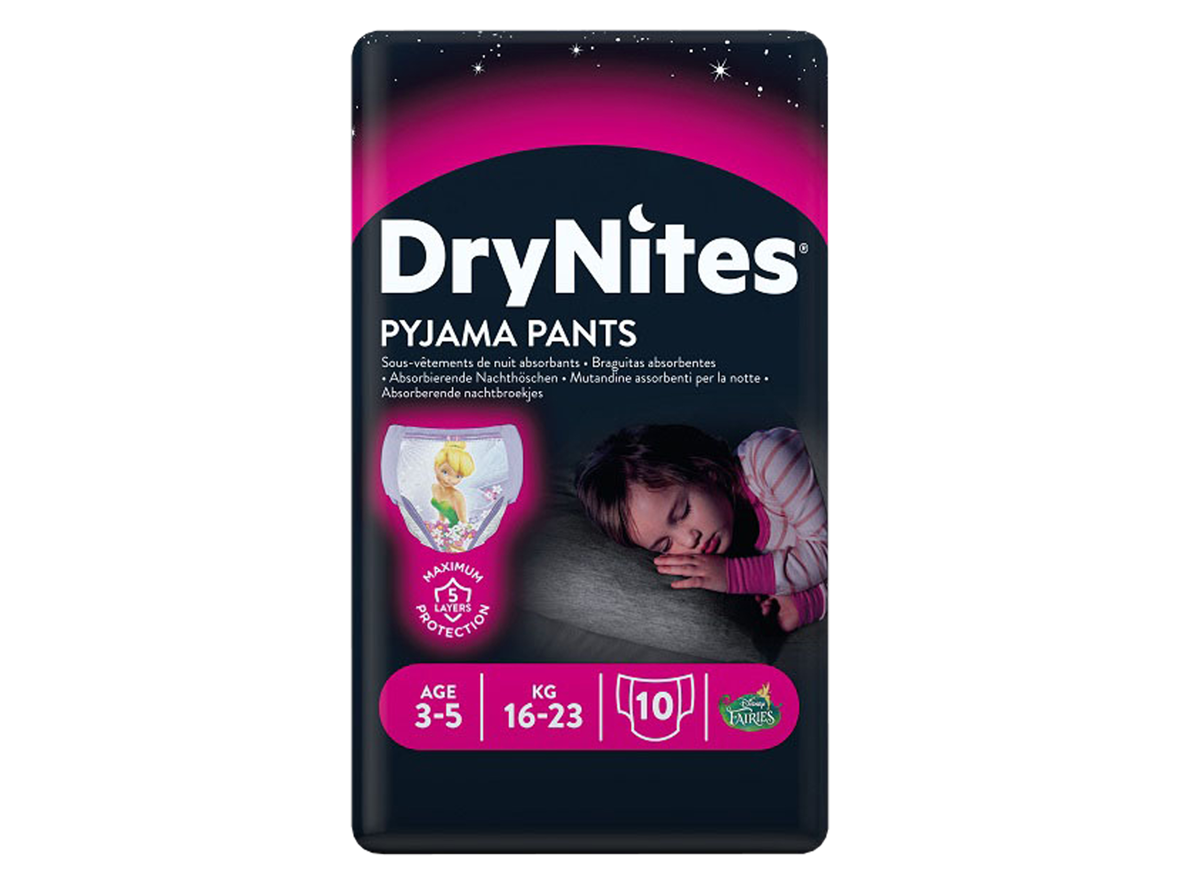 Drynites Bleie jente 3-5år, 10 stk