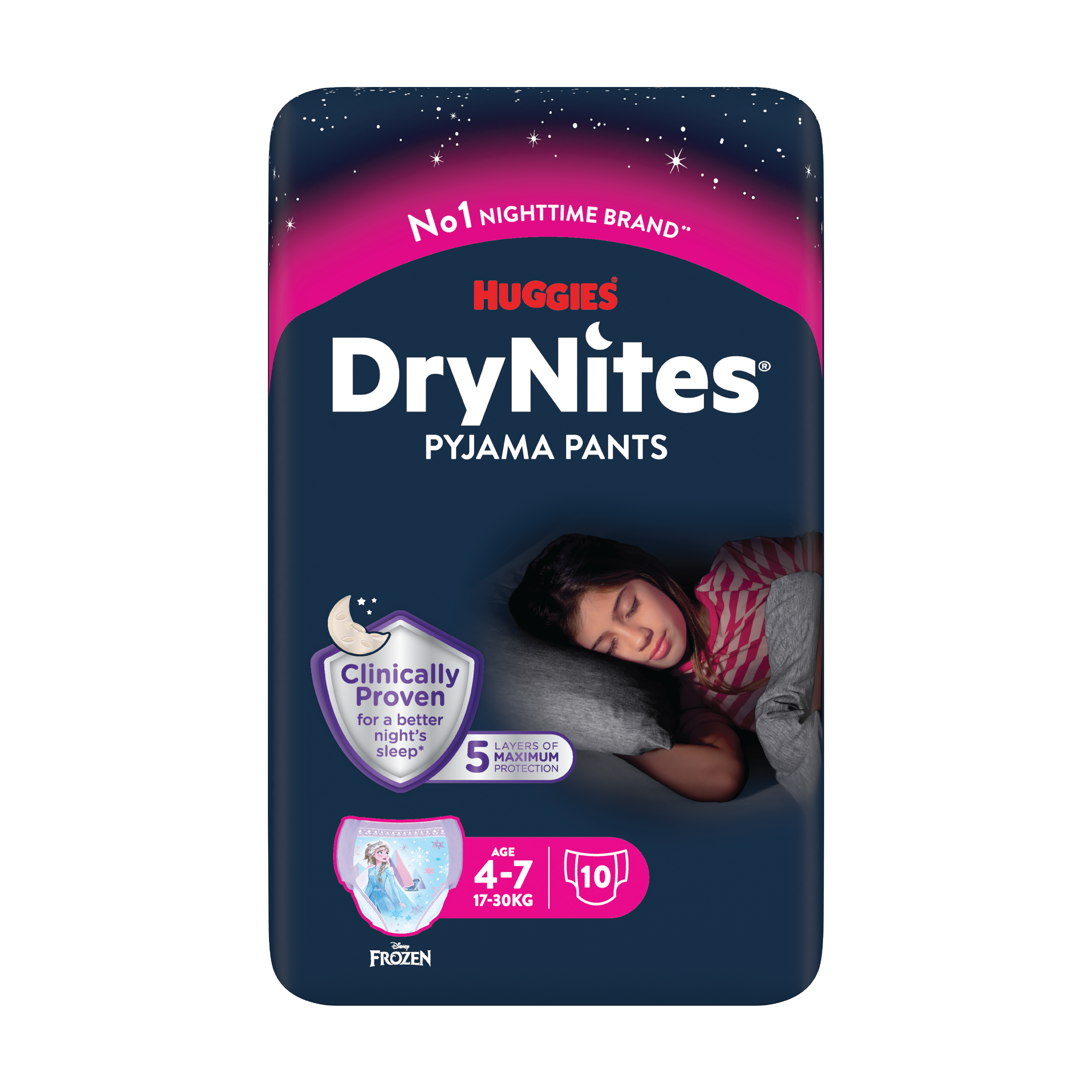 Drynites Bleie jente 4-7år, 10 stk