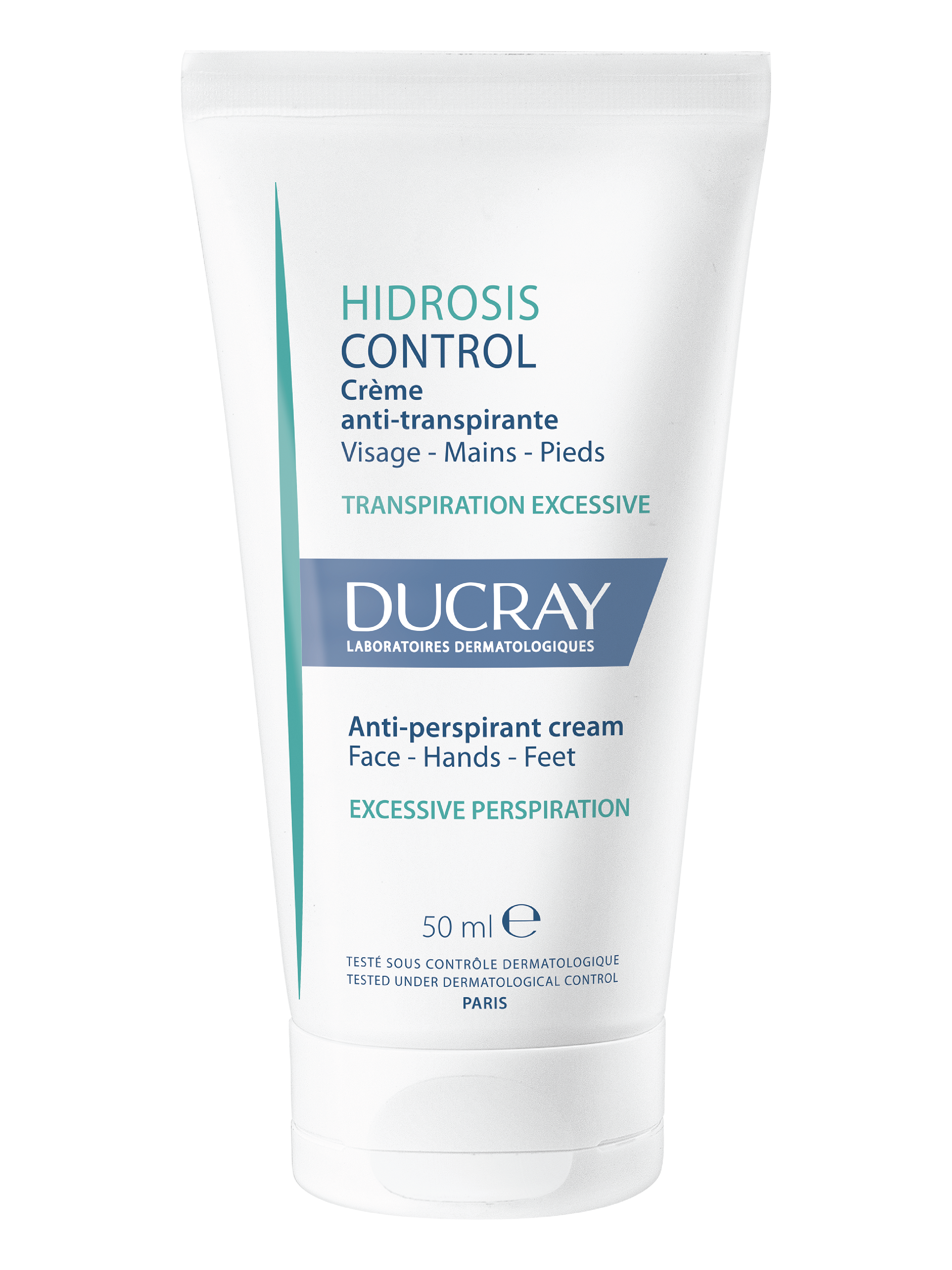 Ducray Hidrosis Control Anti-perspirant Cream, 50 ml