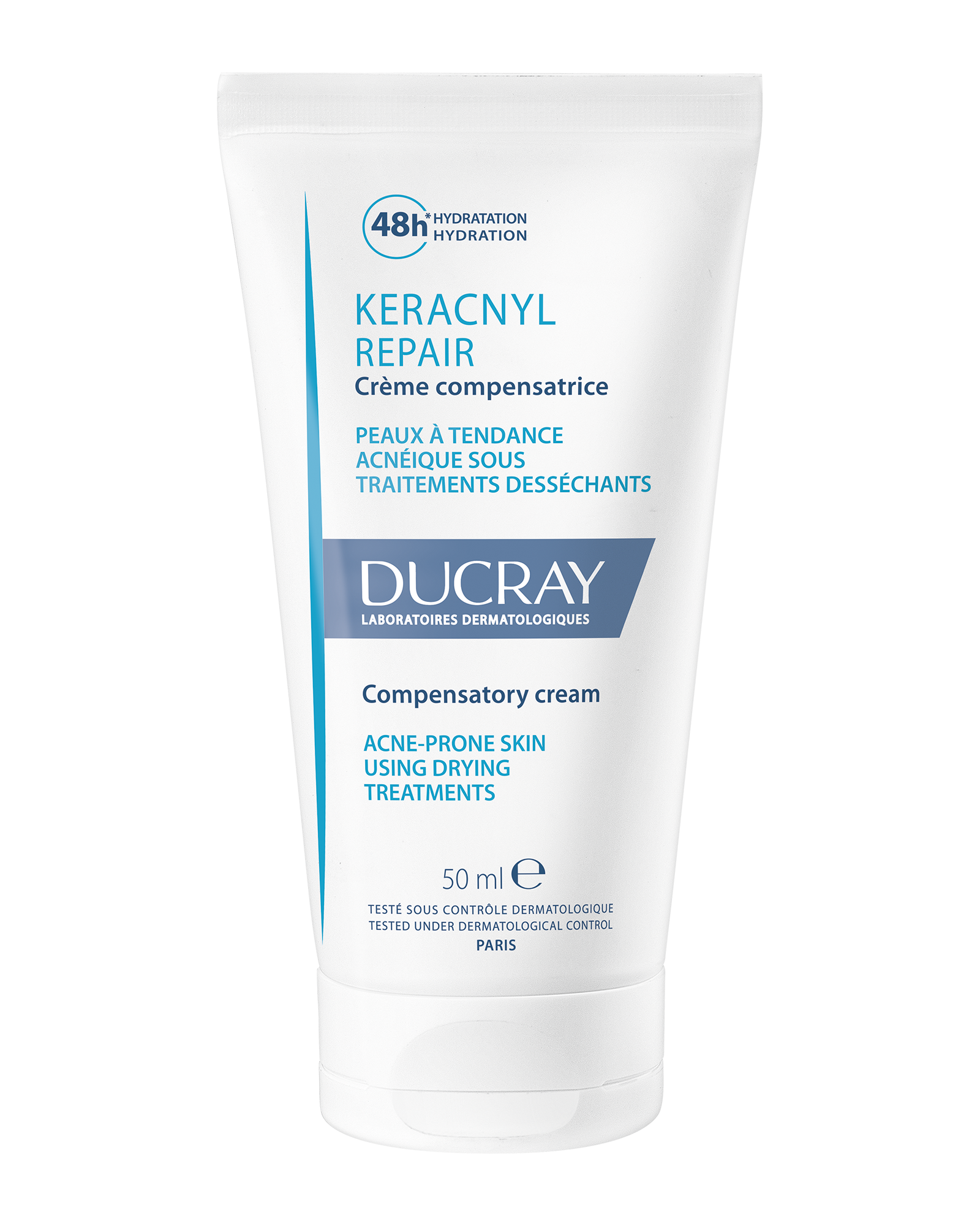 Ducray Keracnyl Compensatory Repair Cream, 50 ml