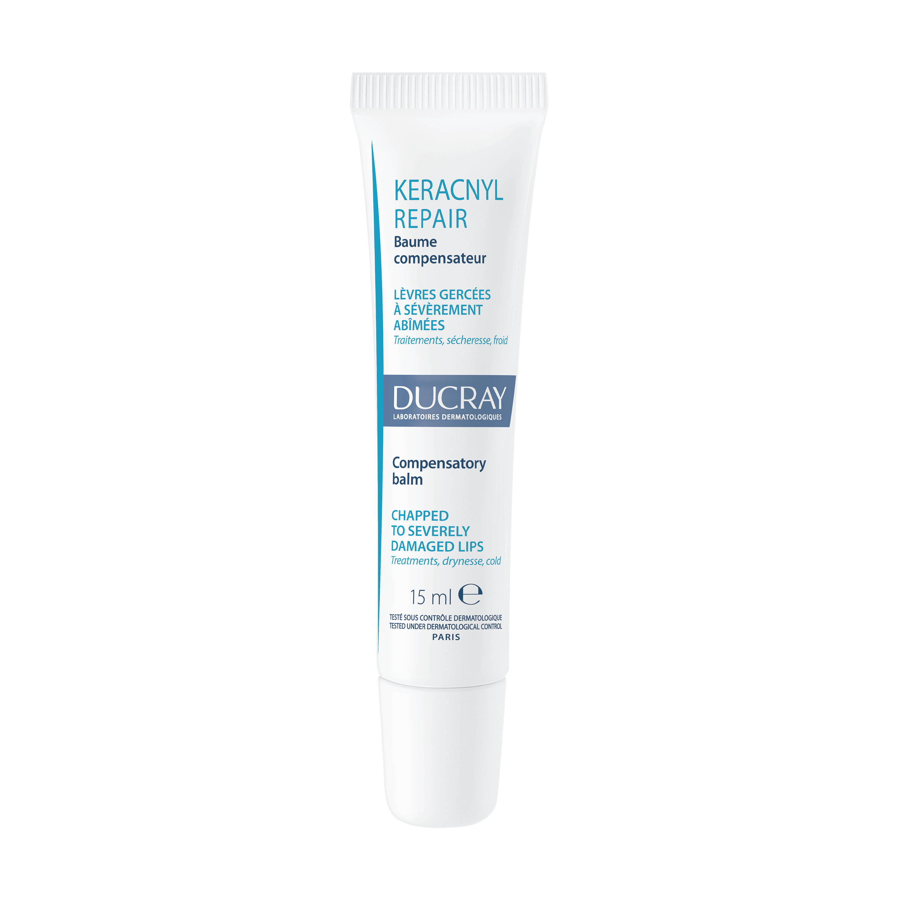 Ducray Keracnyl REPAIR Lip Balm, 15 ml