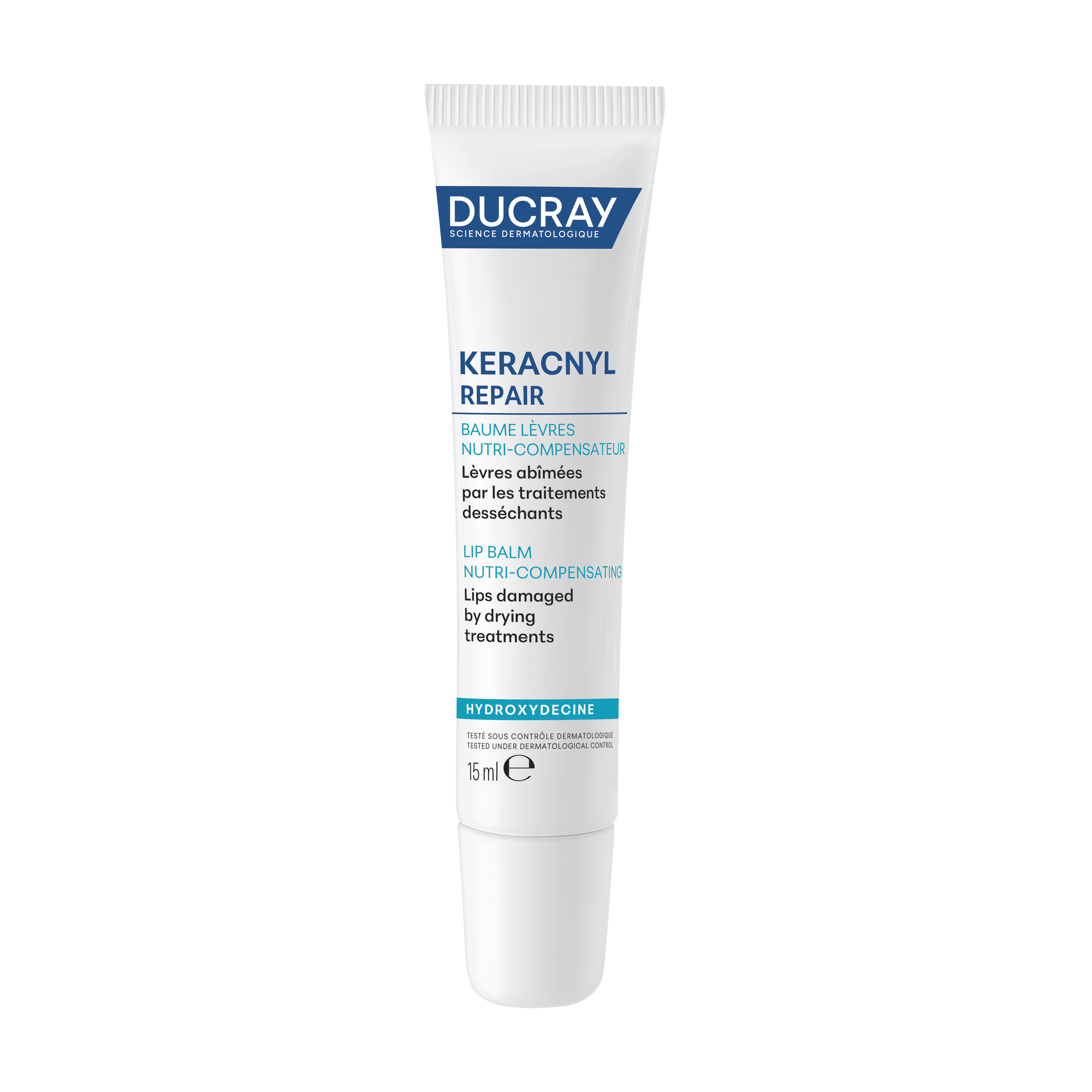 Ducray Keracnyl REPAIR Lip Balm, 15 ml