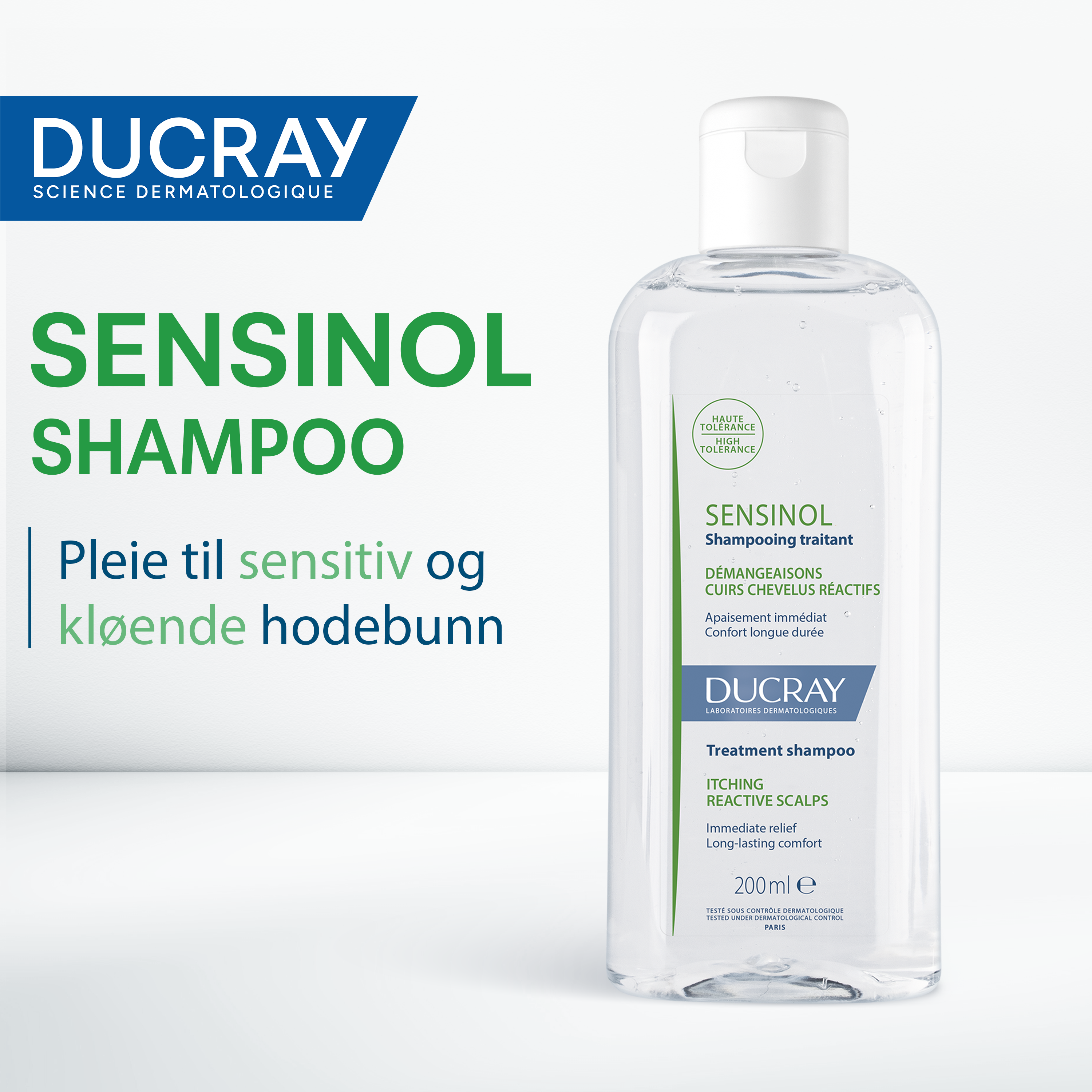 Ducray Sensinol Shampoo, 200 ml