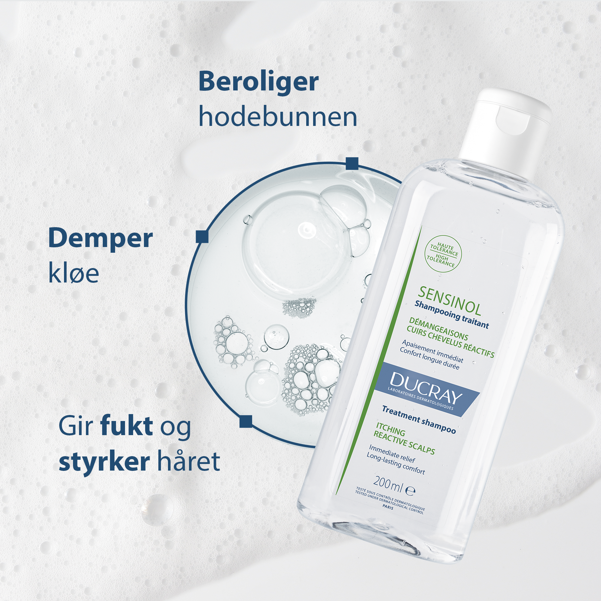 Ducray Sensinol Shampoo, 200 ml