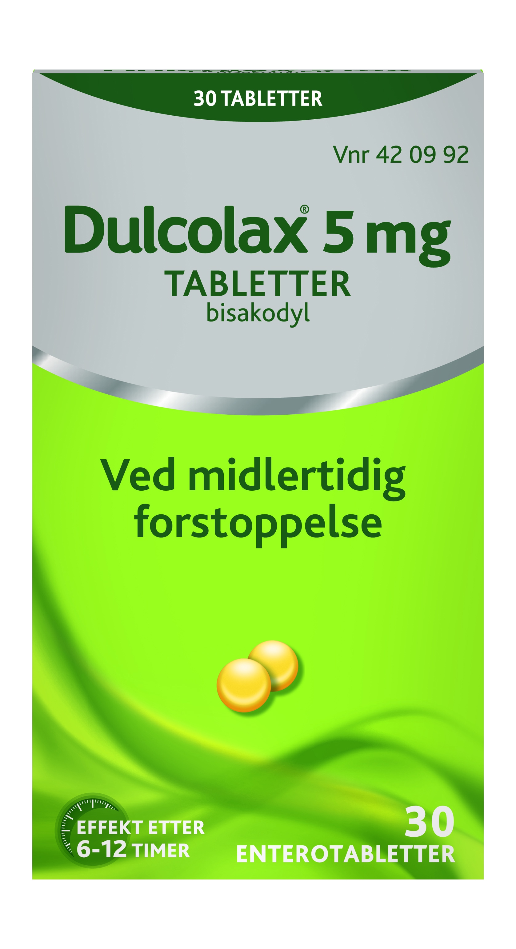 Dulcolax Enterotabletter 5mg, 30 stk.