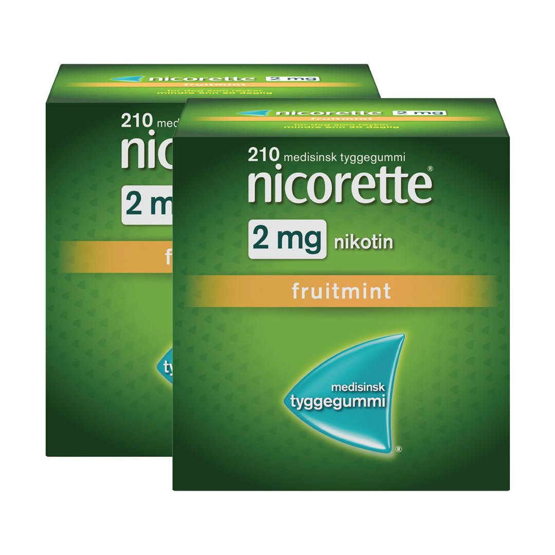 Duopack 2 mg tyggegummi