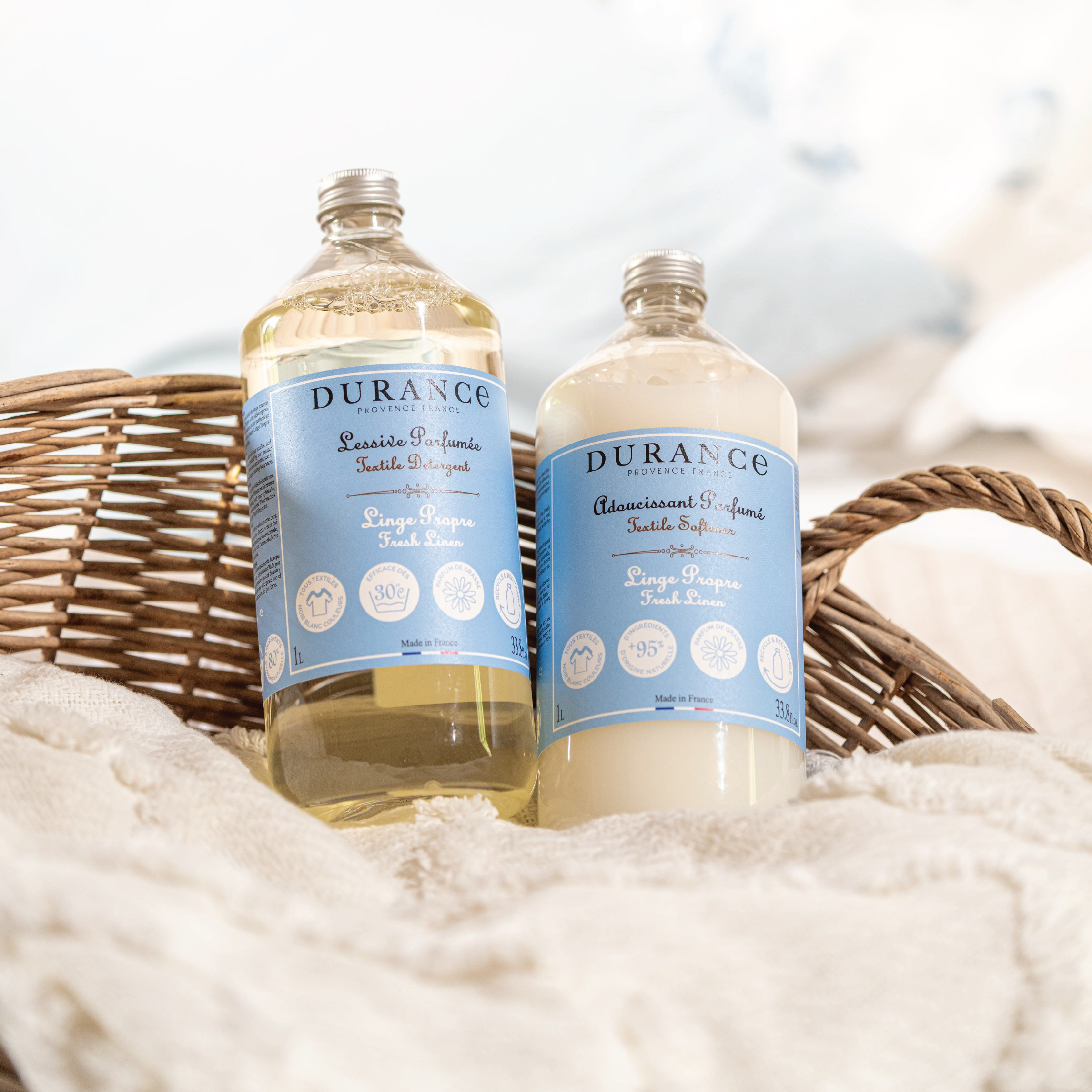 Durance Tøymykner Fresh Linen, 1000 ml