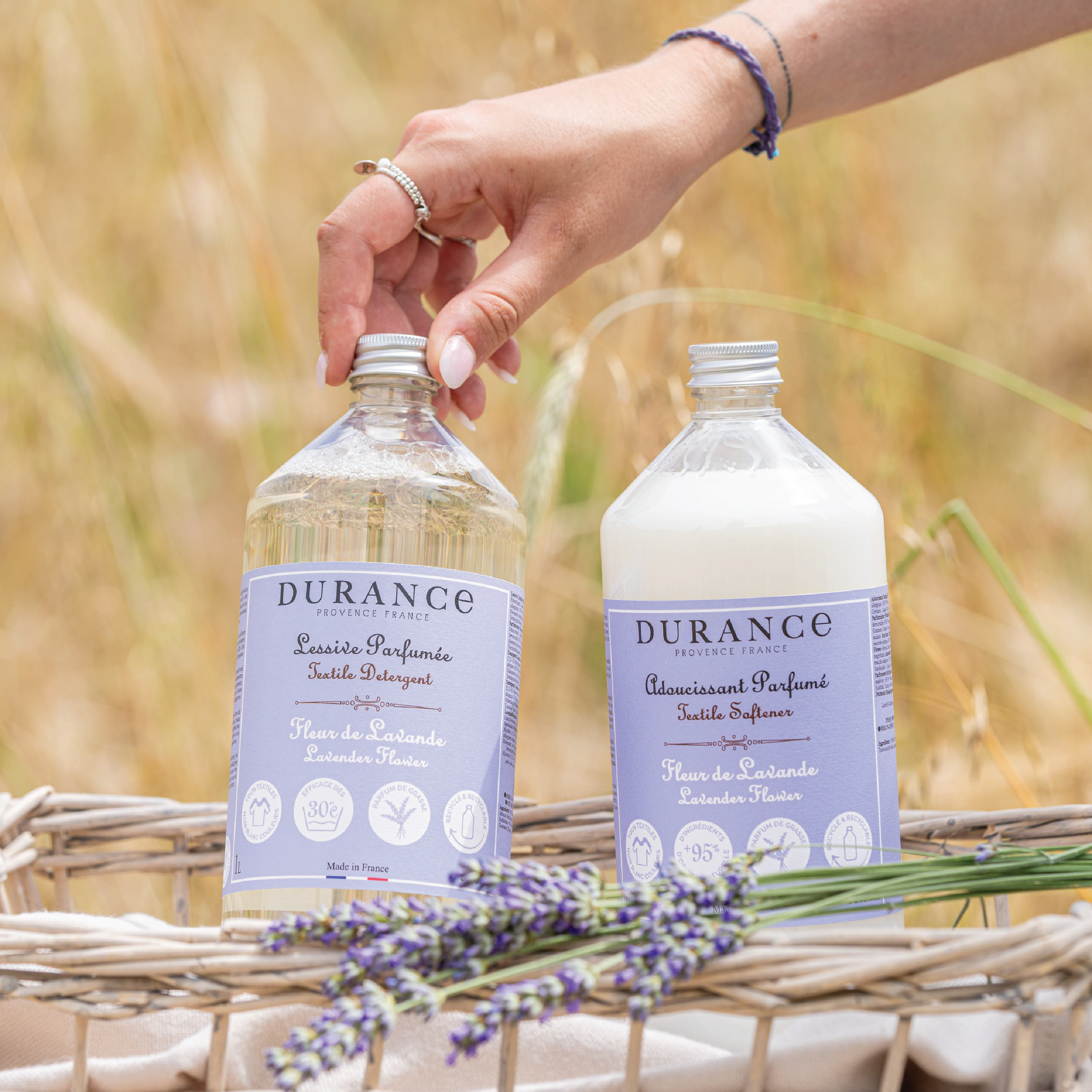 Durance Tøymykner Lavendel, 1000 ml