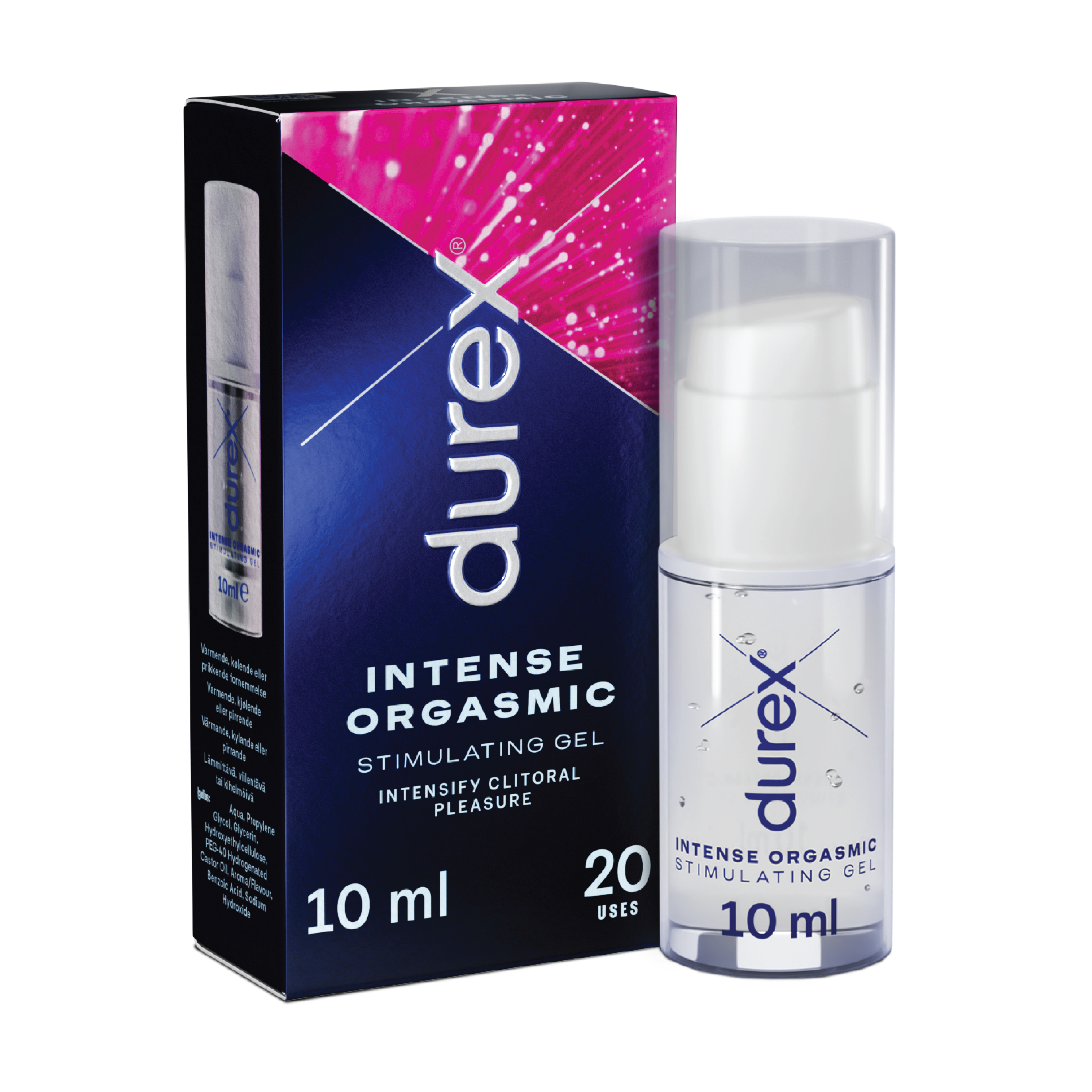 Durex Intense Orgasmic Gel, 10 ml