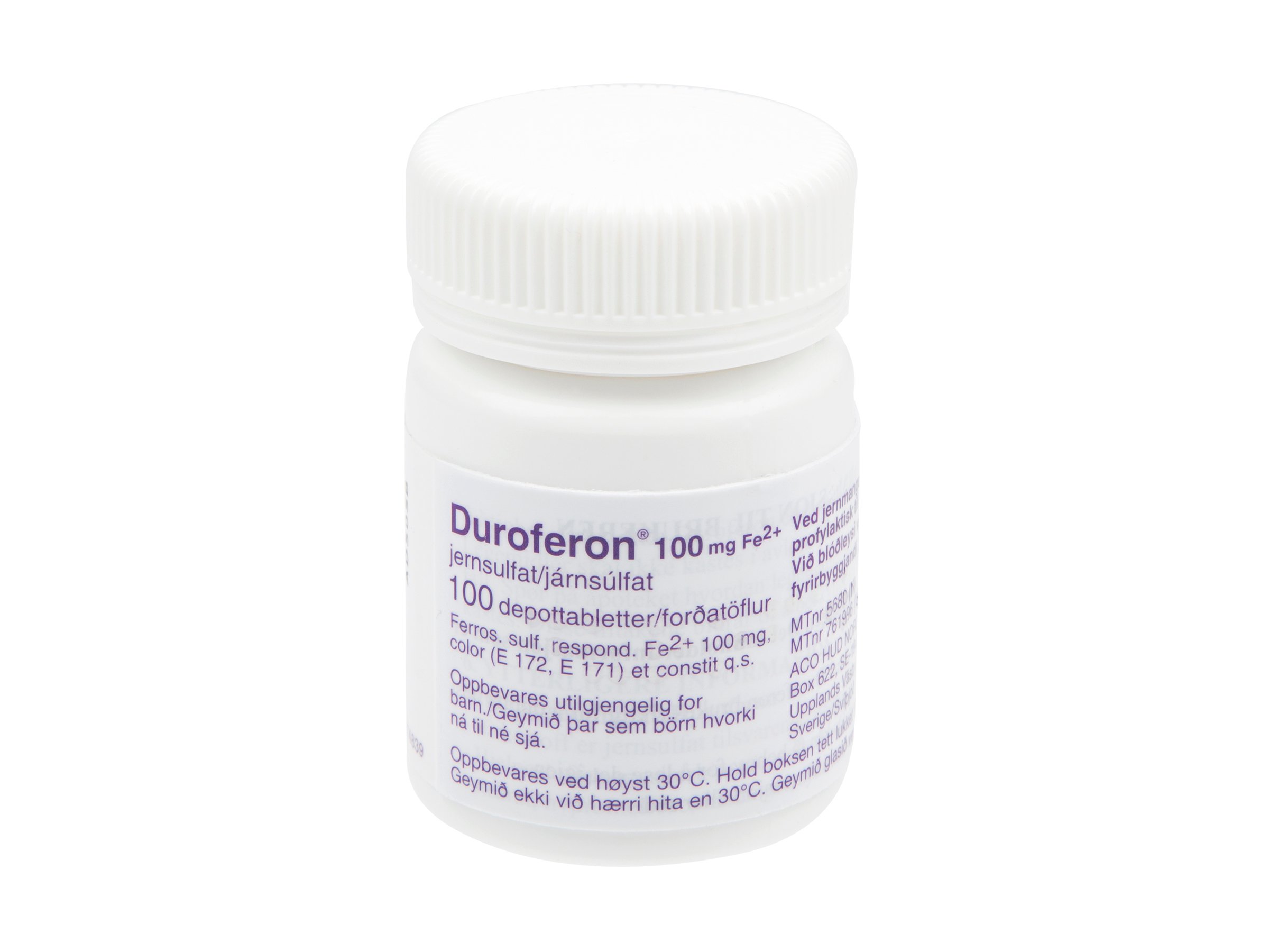 Duretter depottabletter 100mg, 100 stk.