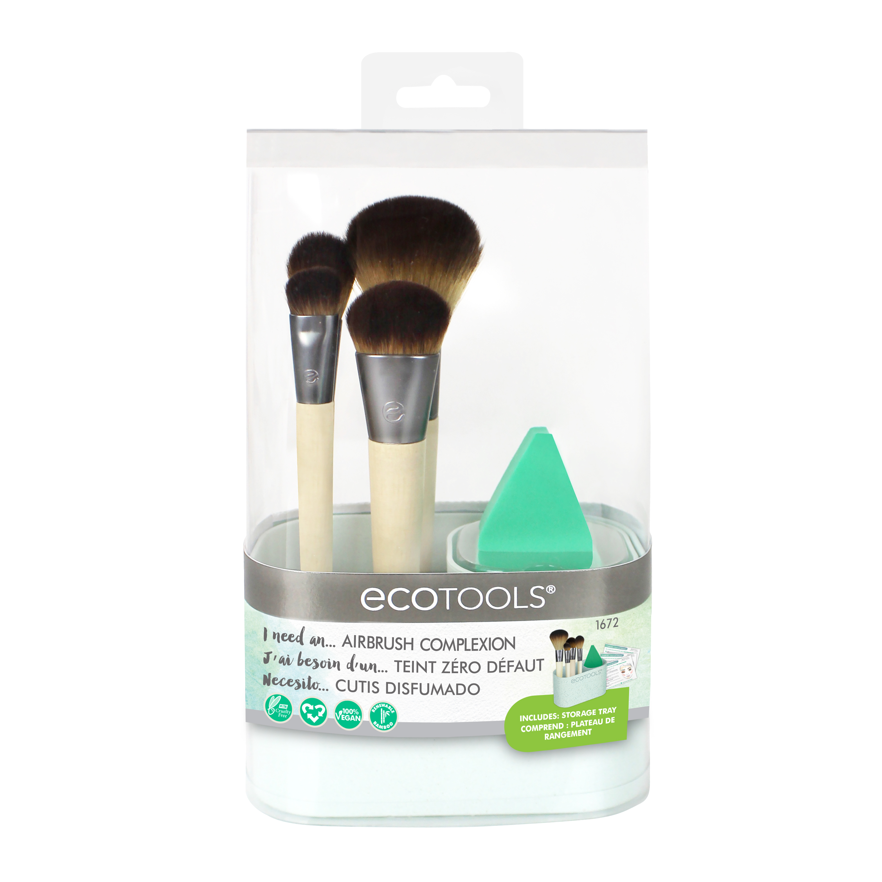 EcoTools Airbrush Complexion Kit, 1 sett