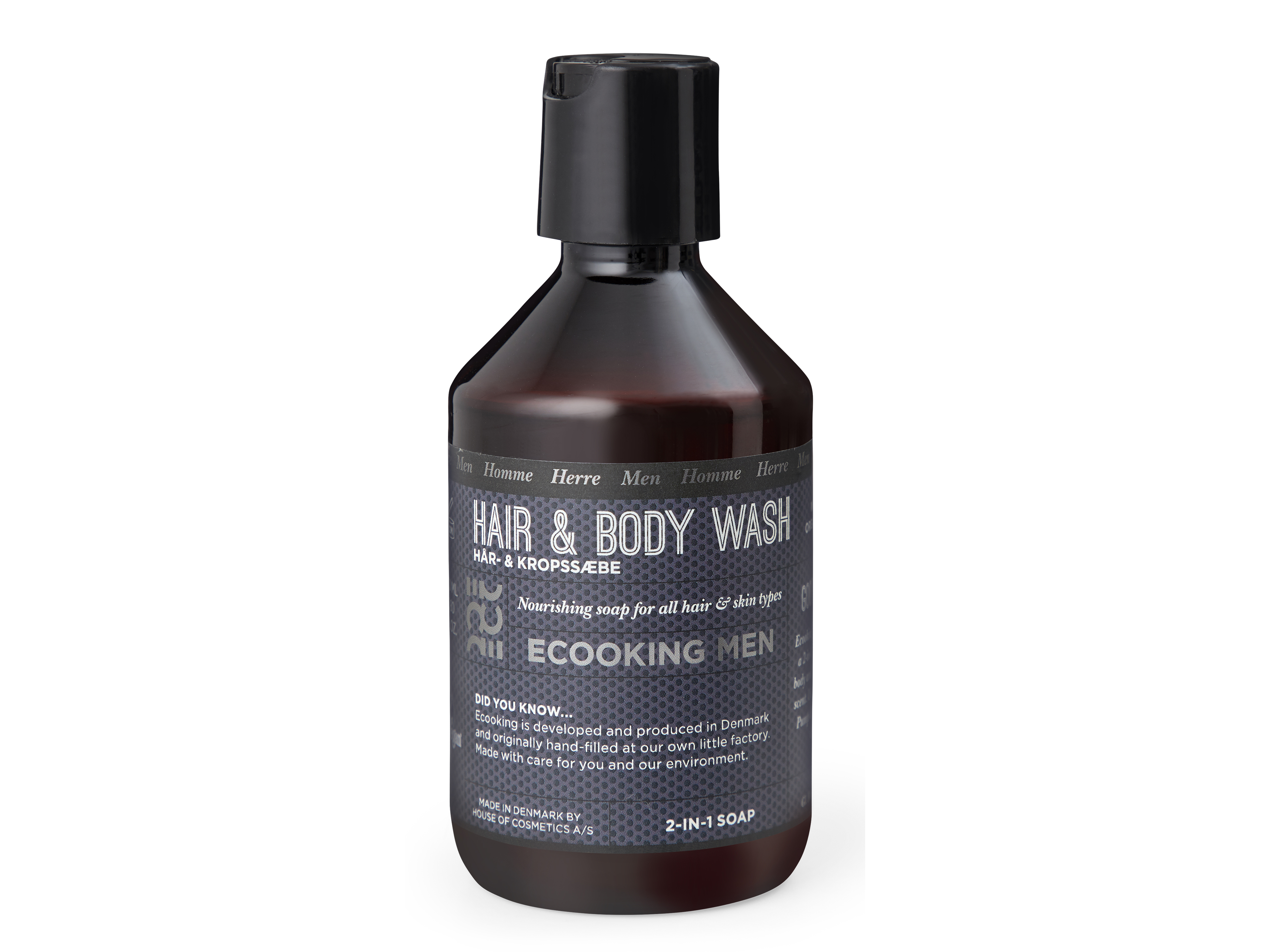 Ecooking Men Hair & Body Shampoo, 250 ml