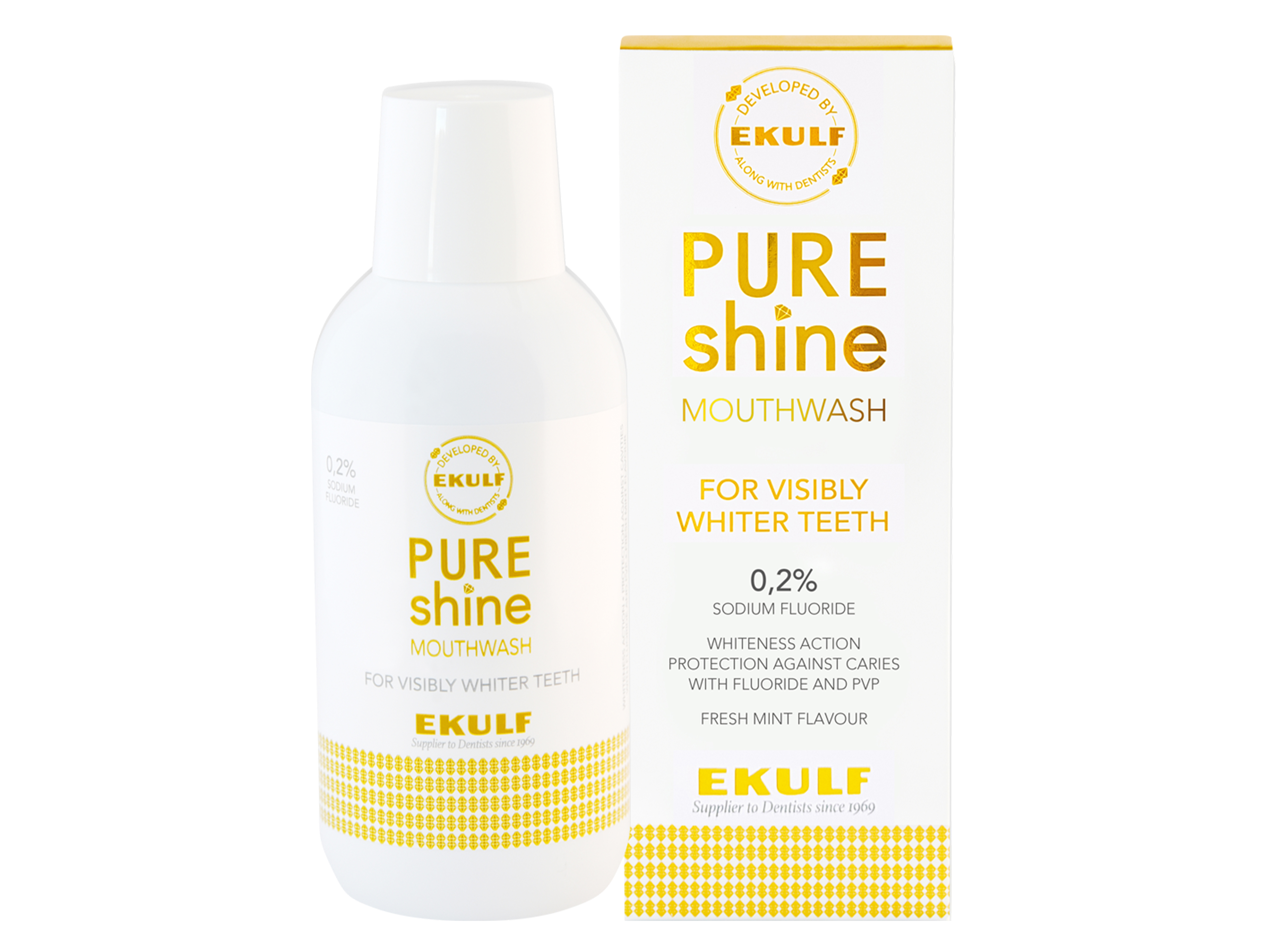 Ekulf Pure Shine Munnskyll m/fluor, 300 ml