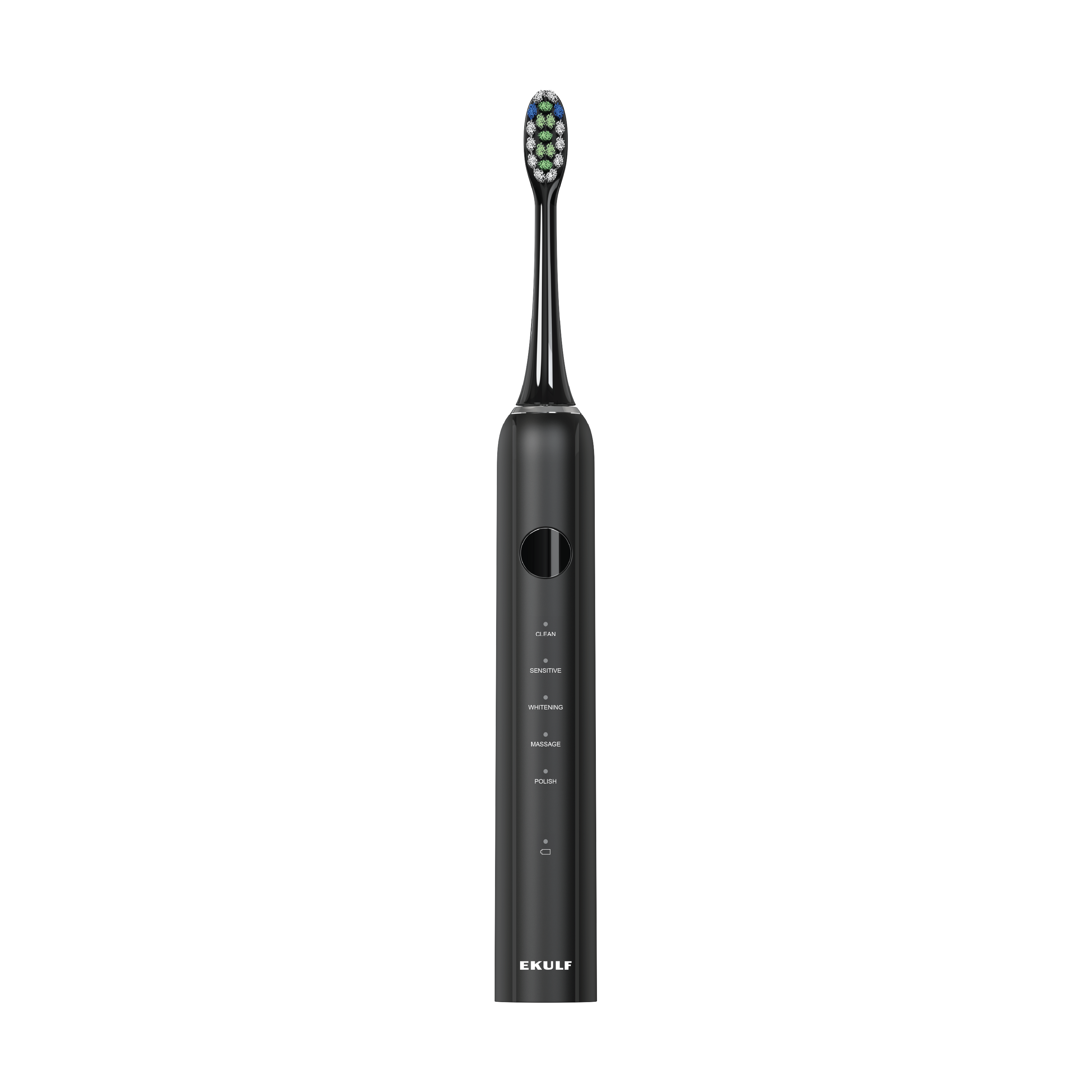 Ekulf Sonic PowerBrush, Sort. 1 stk.