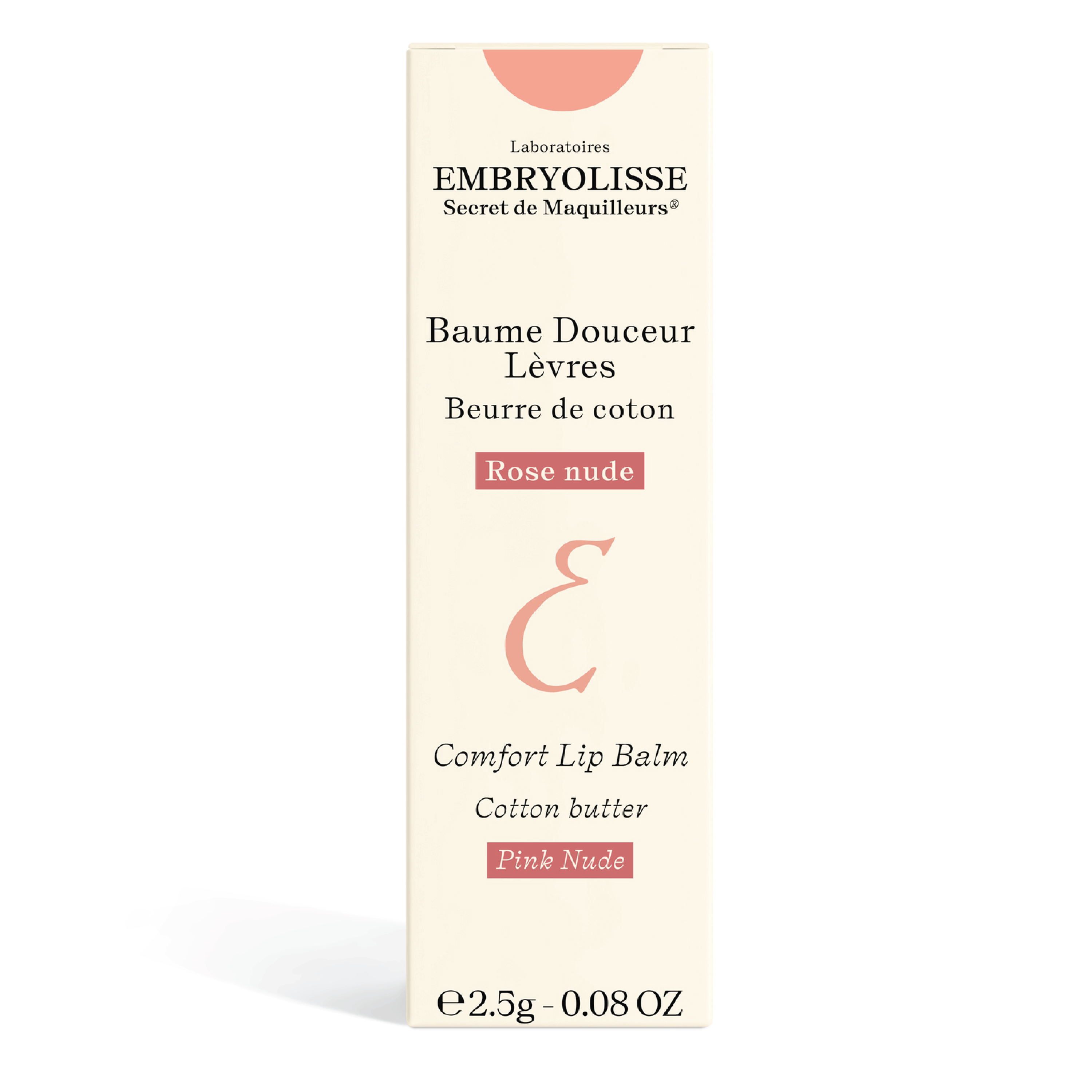 Embryolisse Comfort Lip Balm Pink Nude, 2,5 g