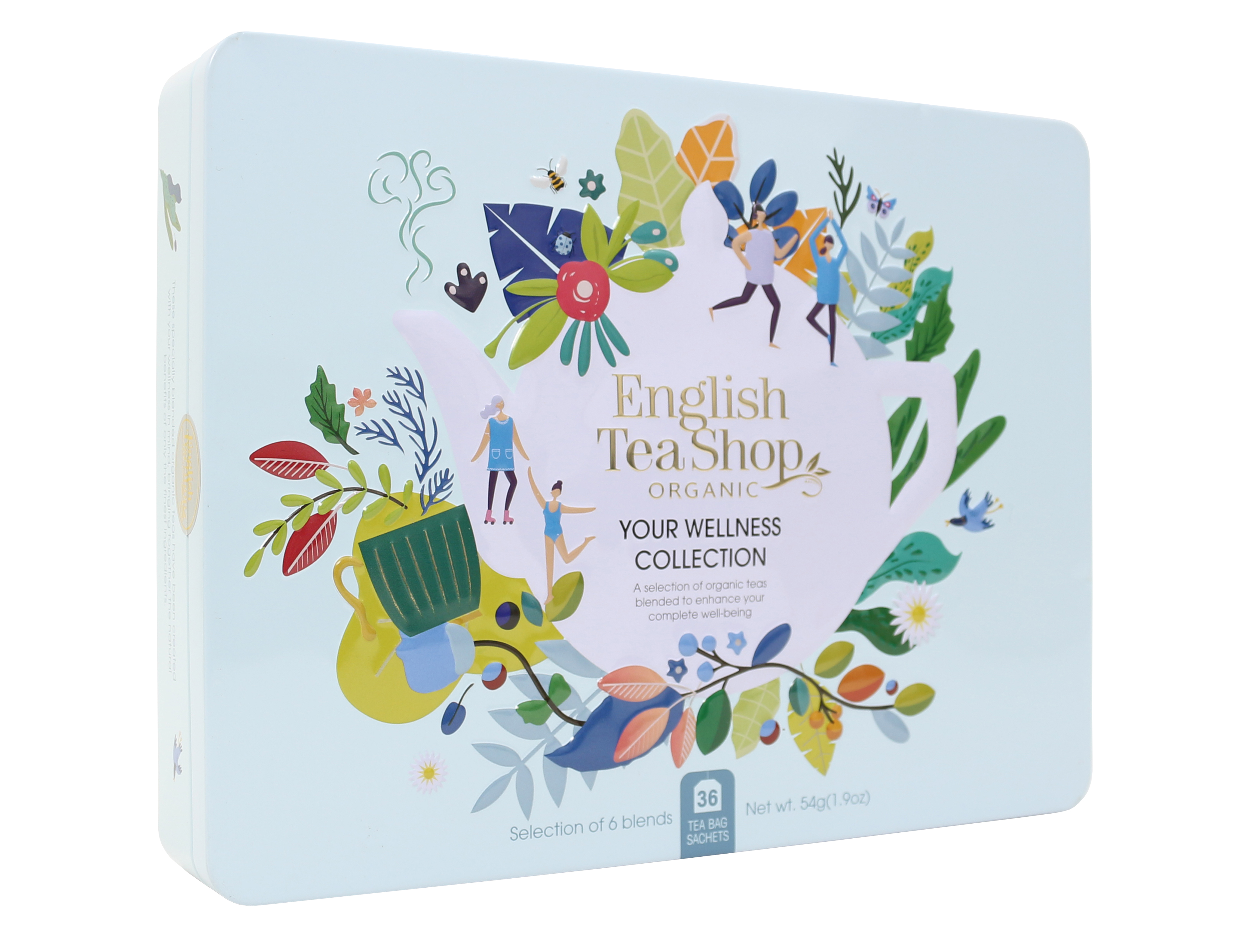 English Tea Shop EnglishTeashop Your Wellness Collection Gift Tin, 36 stk