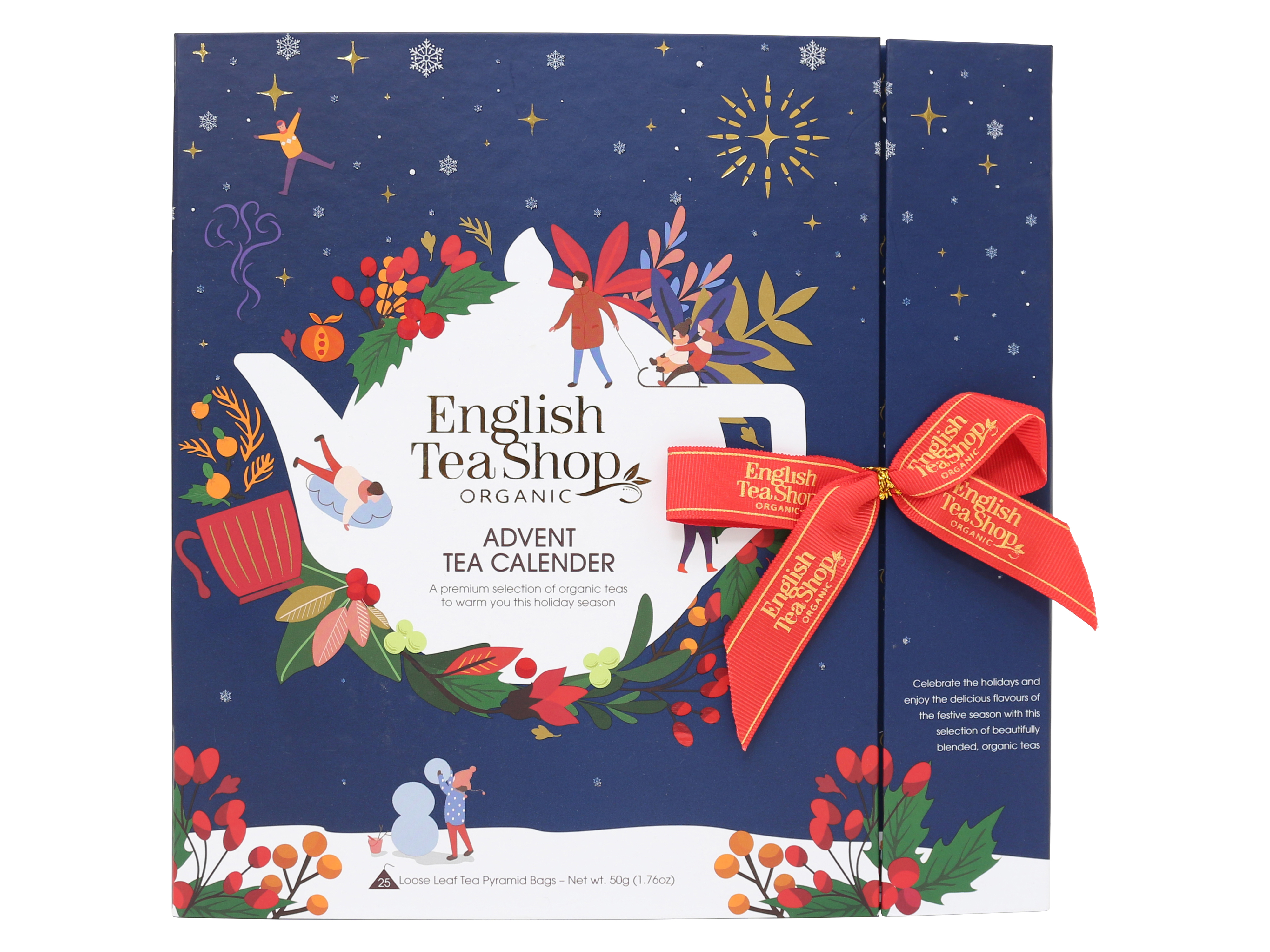English Teashop Book Advent Calendar Night Blue, 1 stk