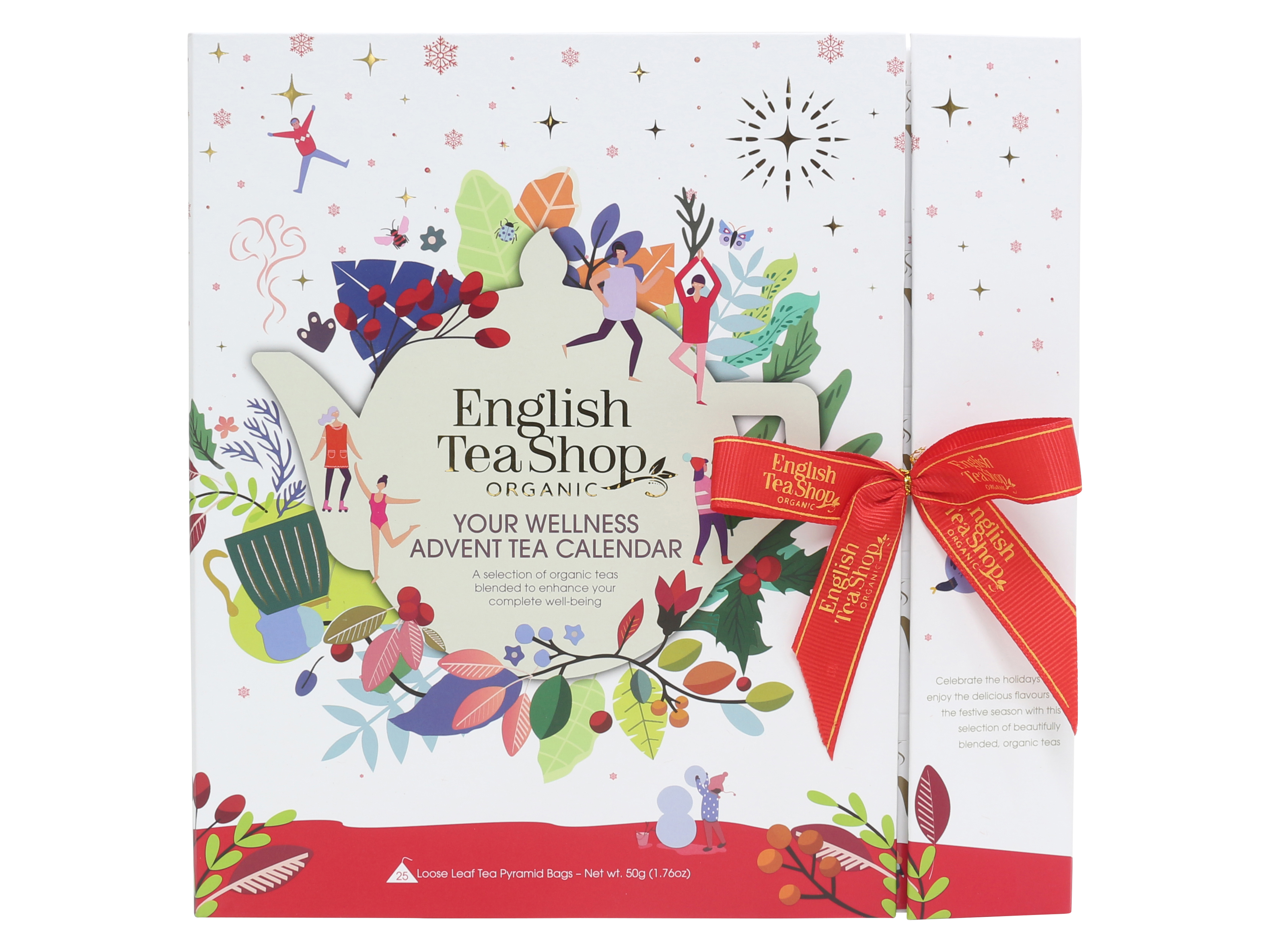 English Teashop Book Advent Calendar White, 1 stk