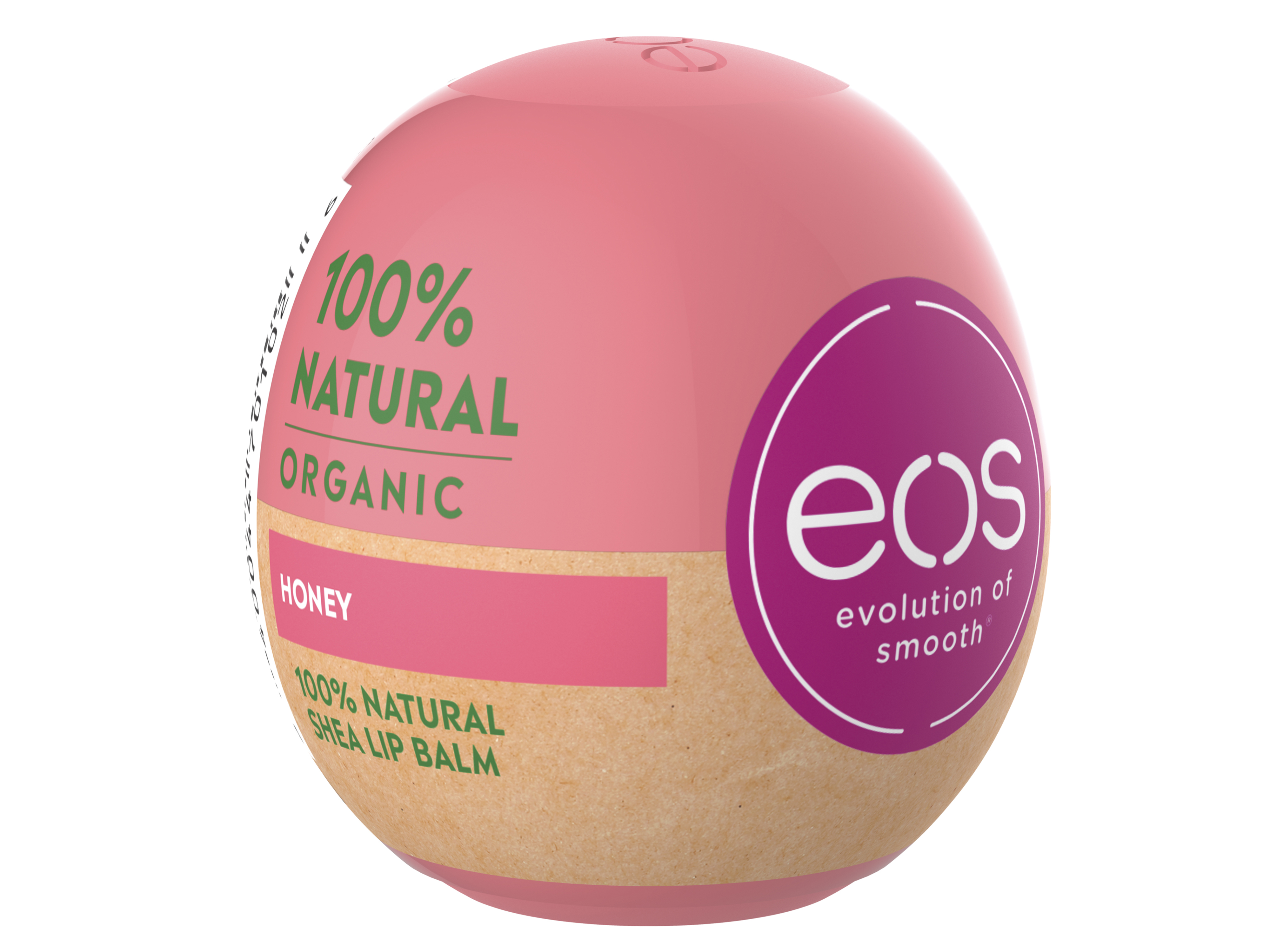 Eos Natural Organic Lip Balm Honey, 1 stk.