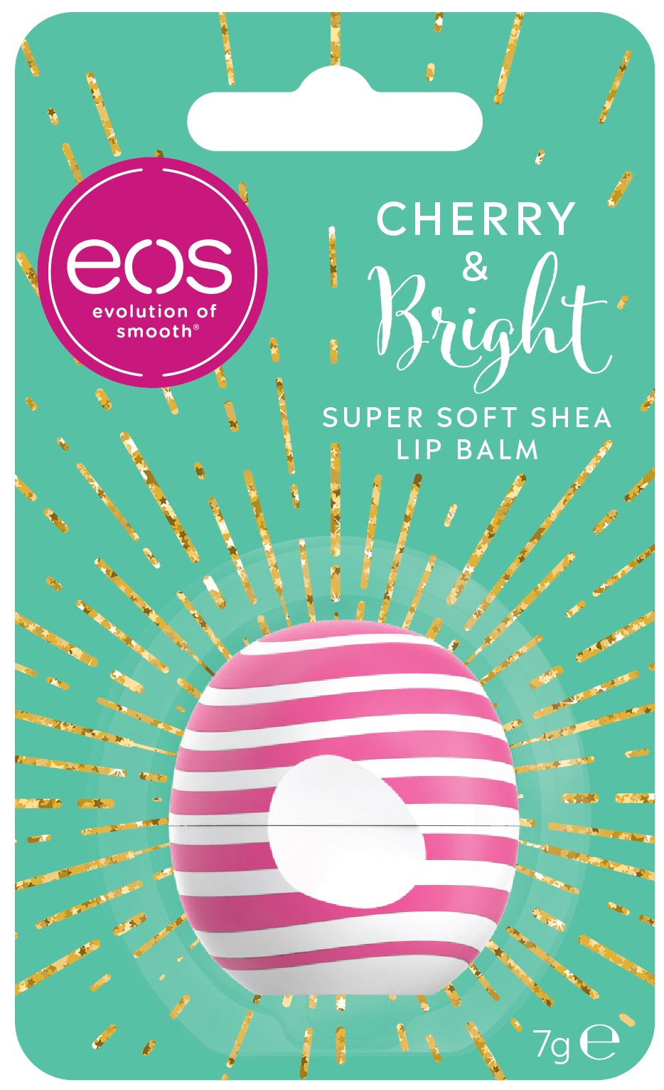 Eos Lip Balm Cherry & Bright, 7 gram Kroppspleie Farmasiet.no