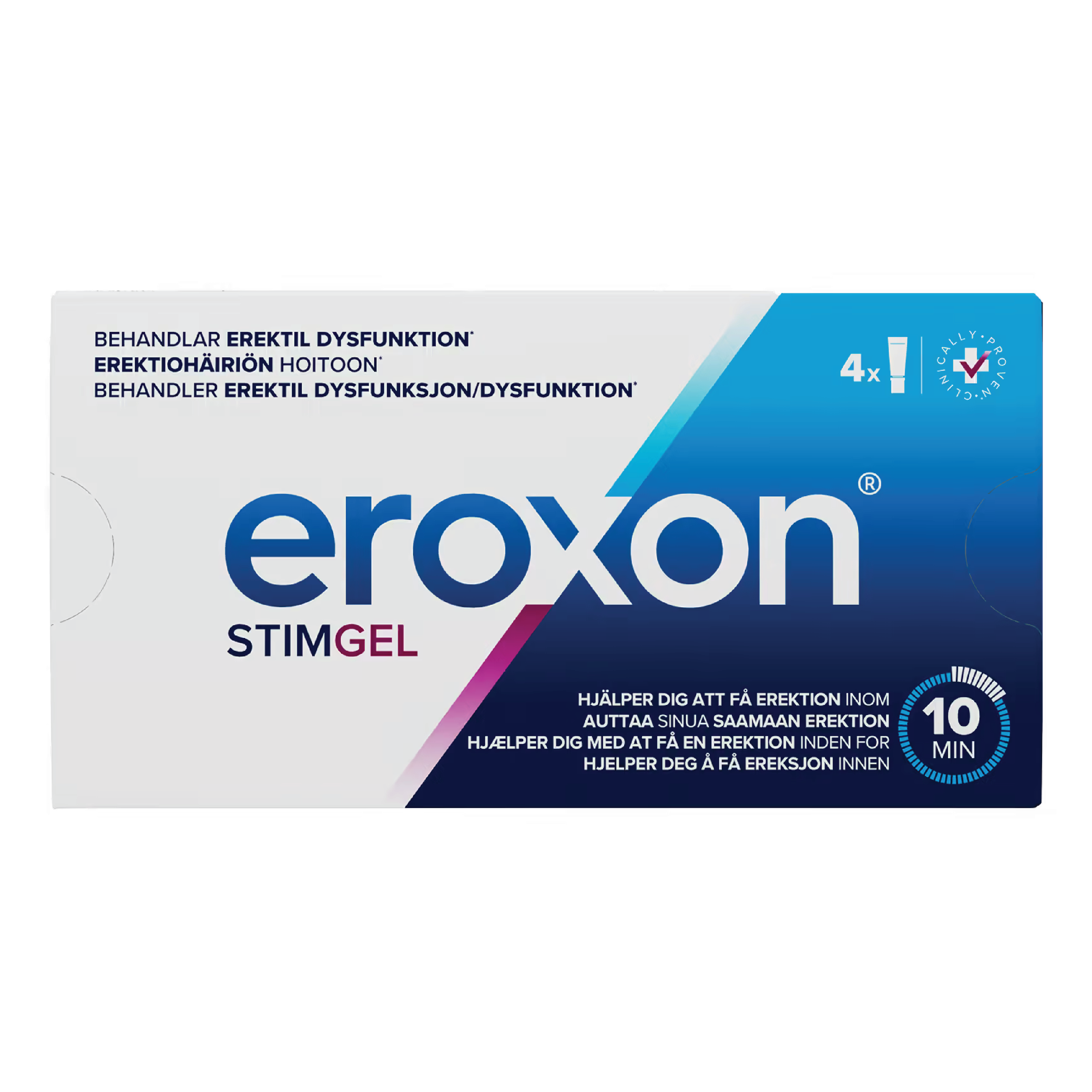 Eroxon Stimgel potensmiddel gel, 4 stk.
