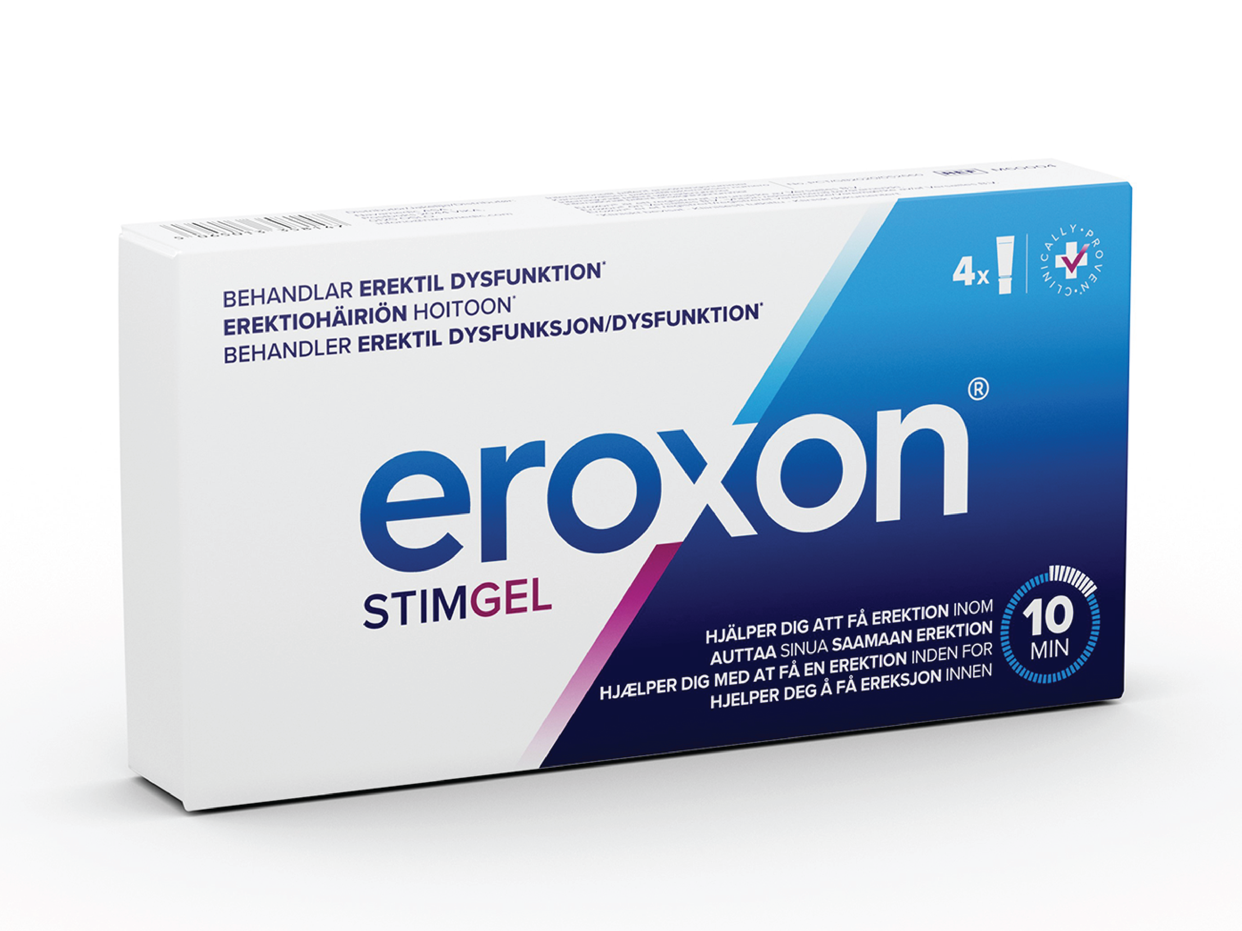 Eroxon Stimgel potensmiddel gel, 4 stk.