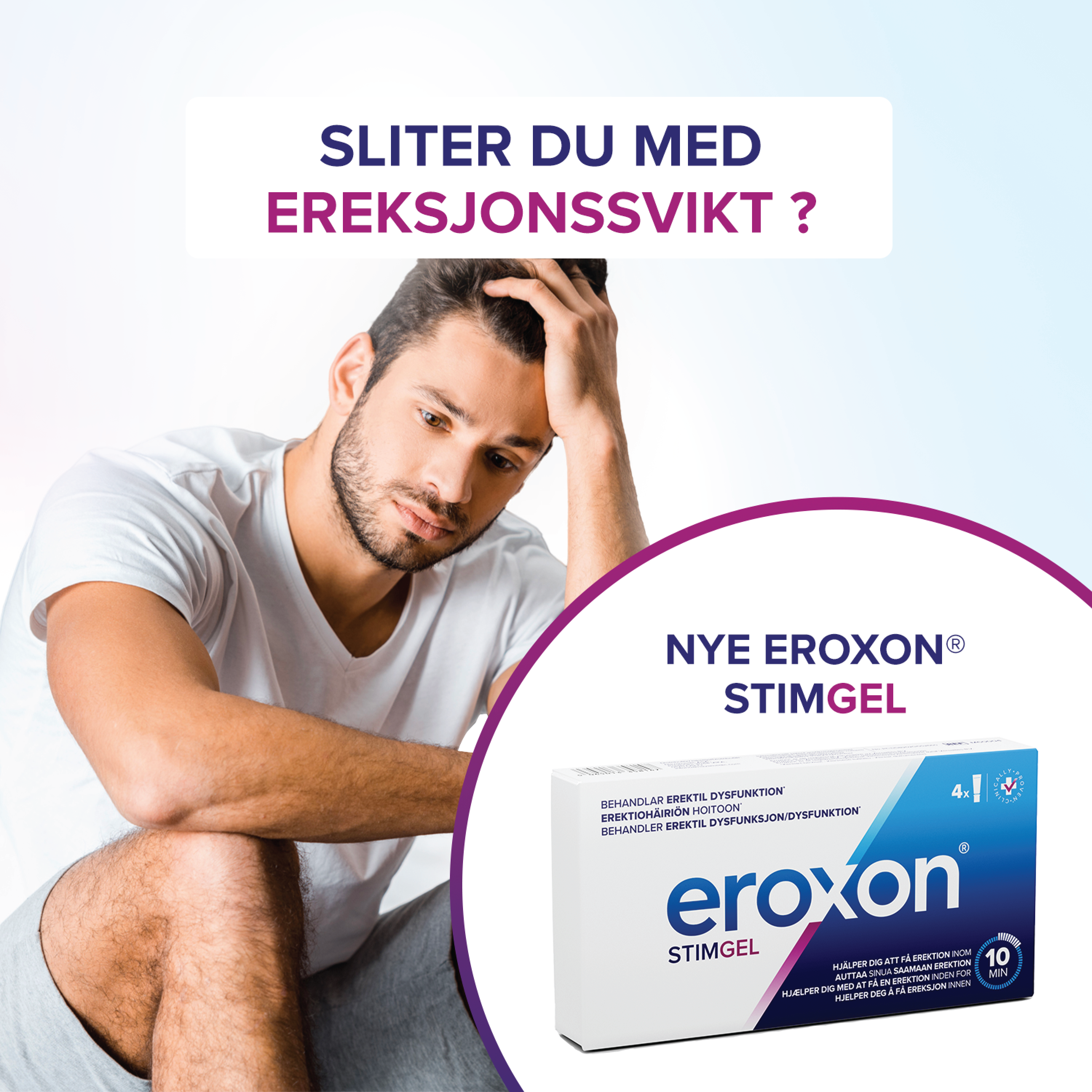 Eroxon Stimgel potensmiddel gel, 4 stk.