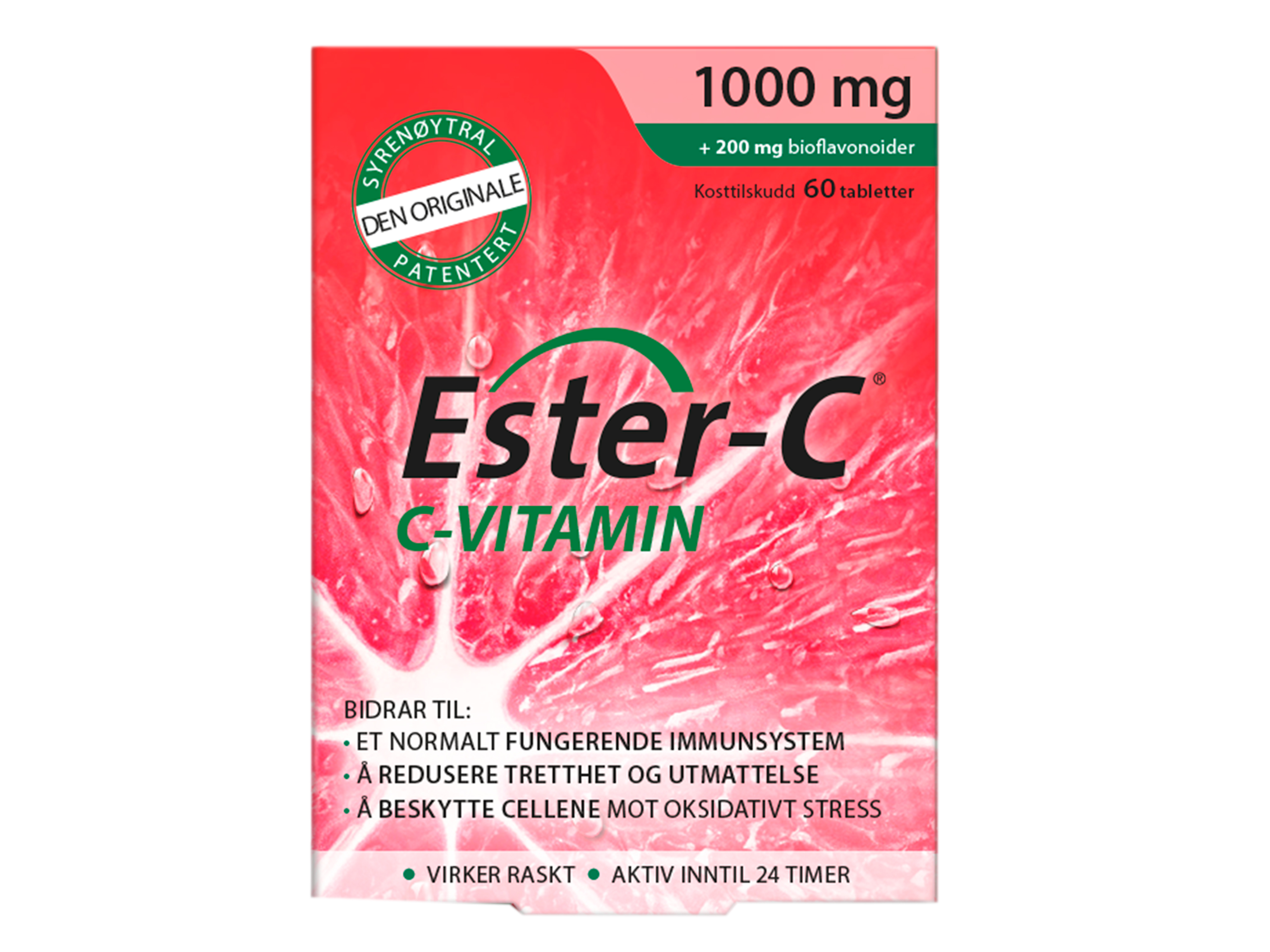 Ester-C 1000 mg, 60 tabletter