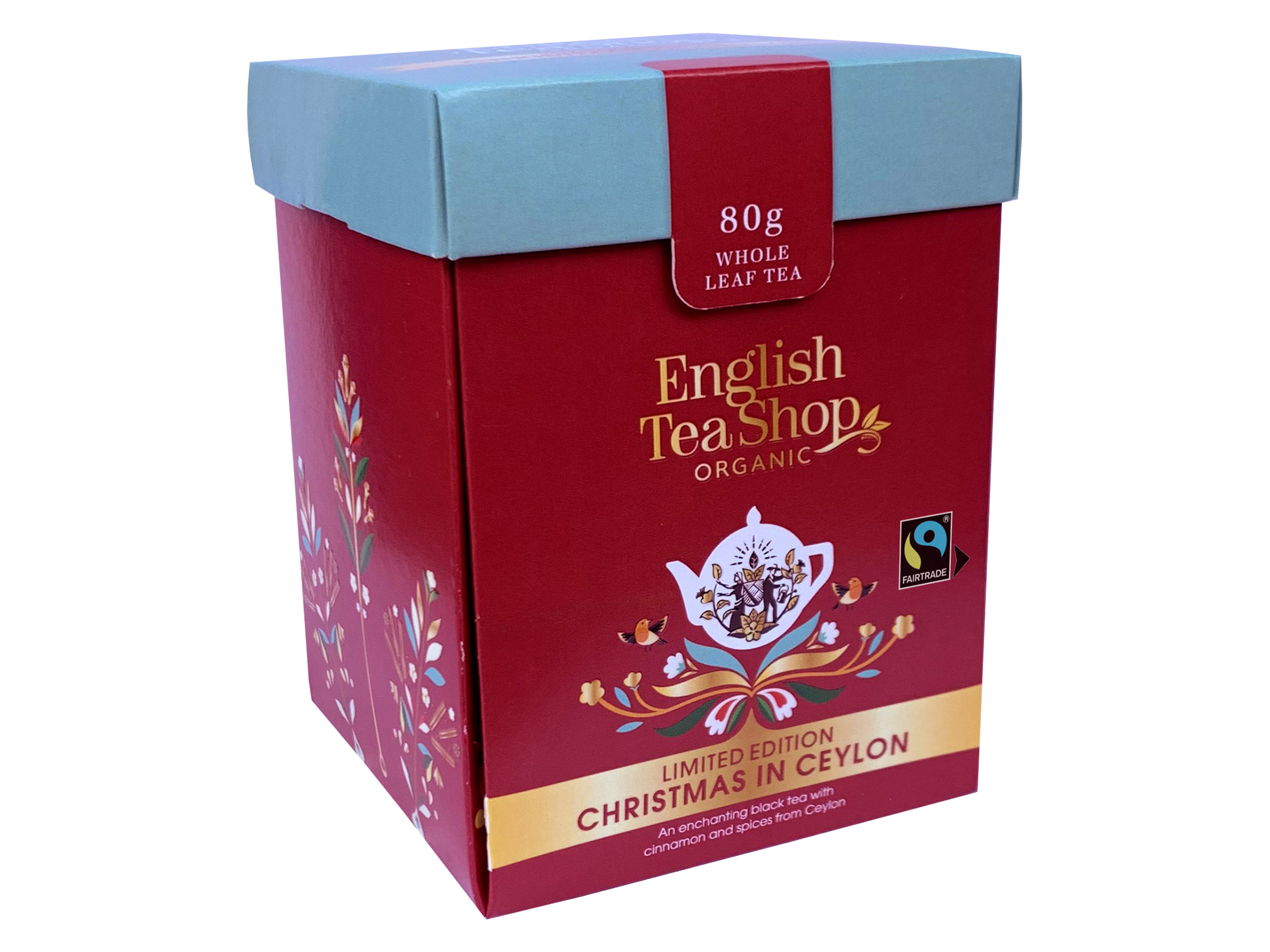 English Teashop Christmas Ceylon 80G Whole Leaf, 80 Gram, 1 stk.