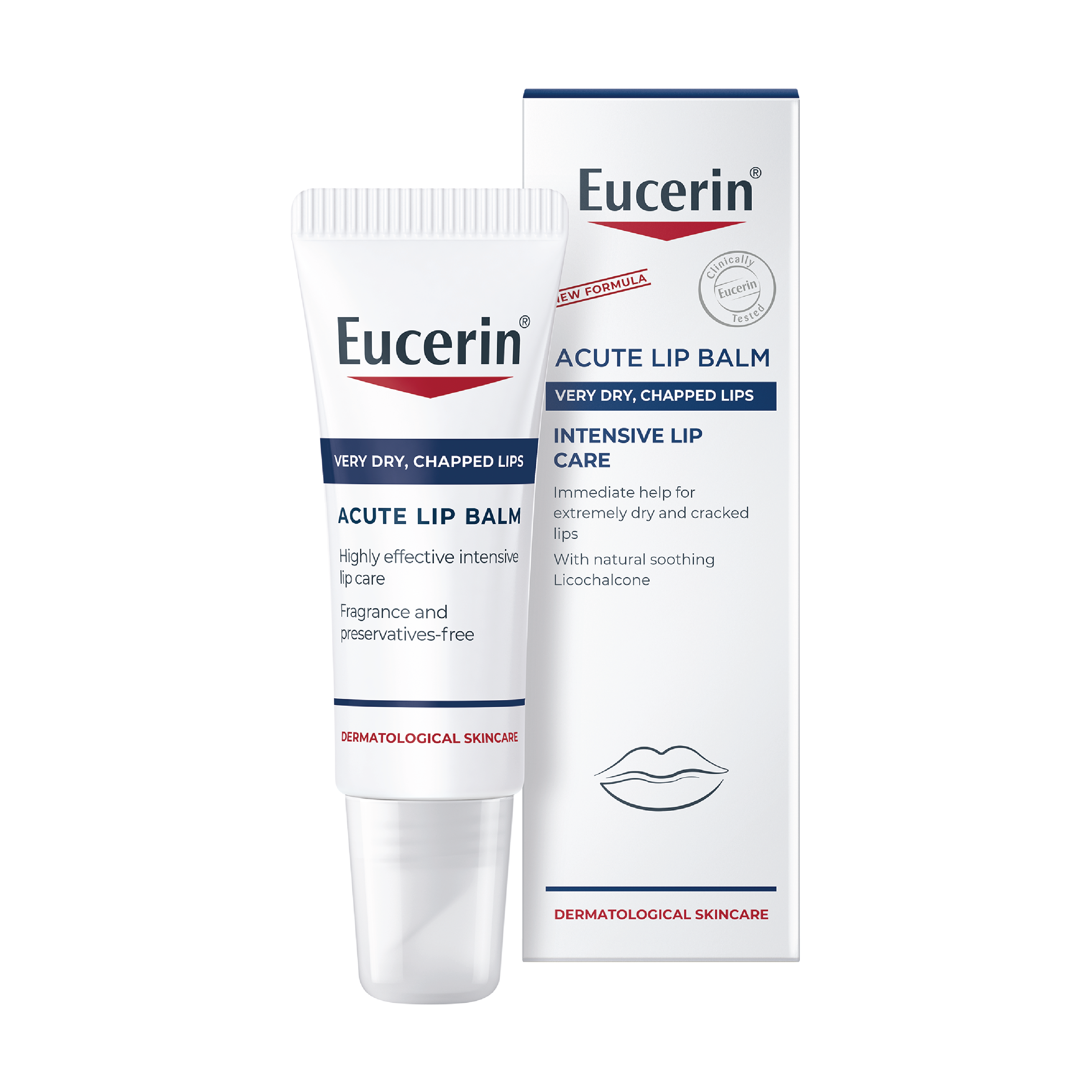 Eucerin Acute Lip Balm 10 Ml Lepper Farmasiet no